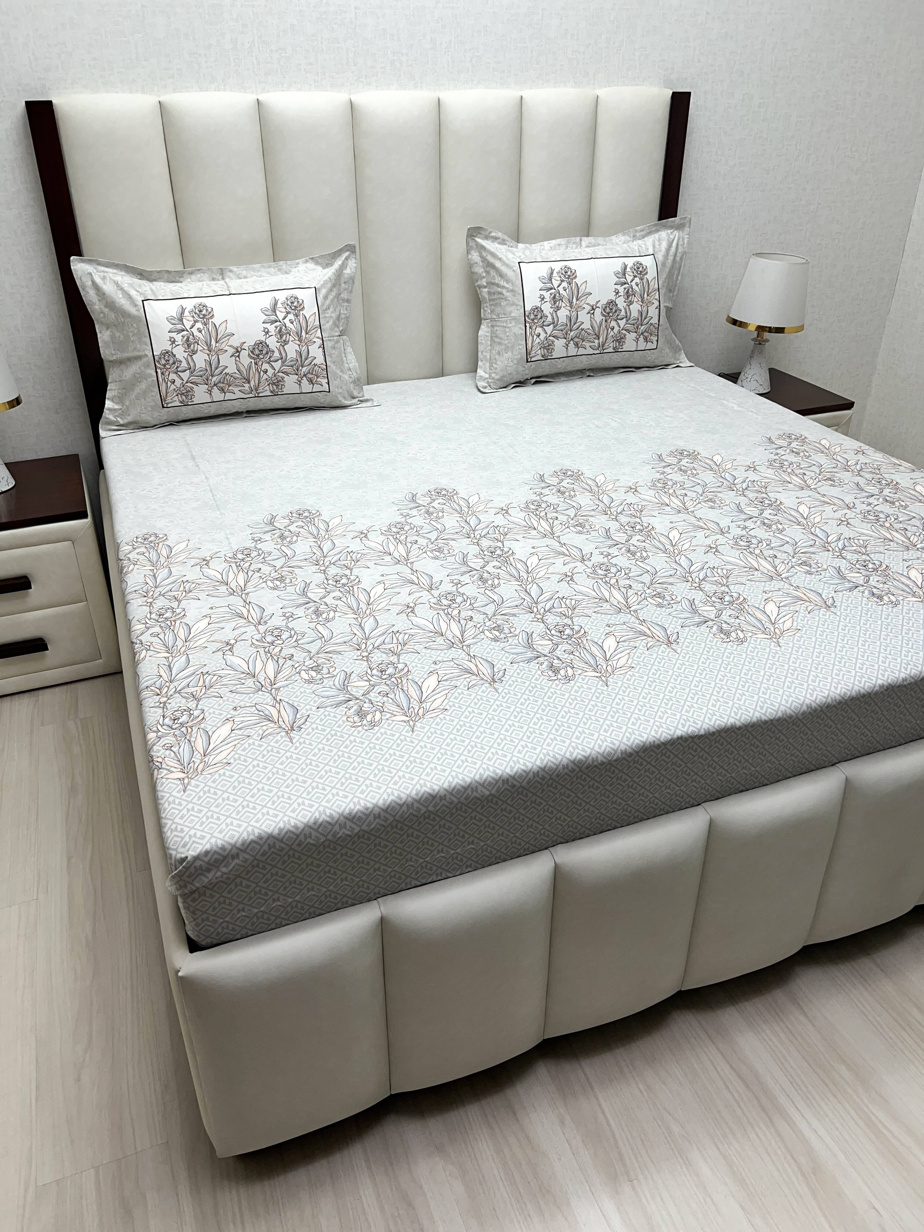 Pure Decor Pure Cotton King Size Double Bedsheet