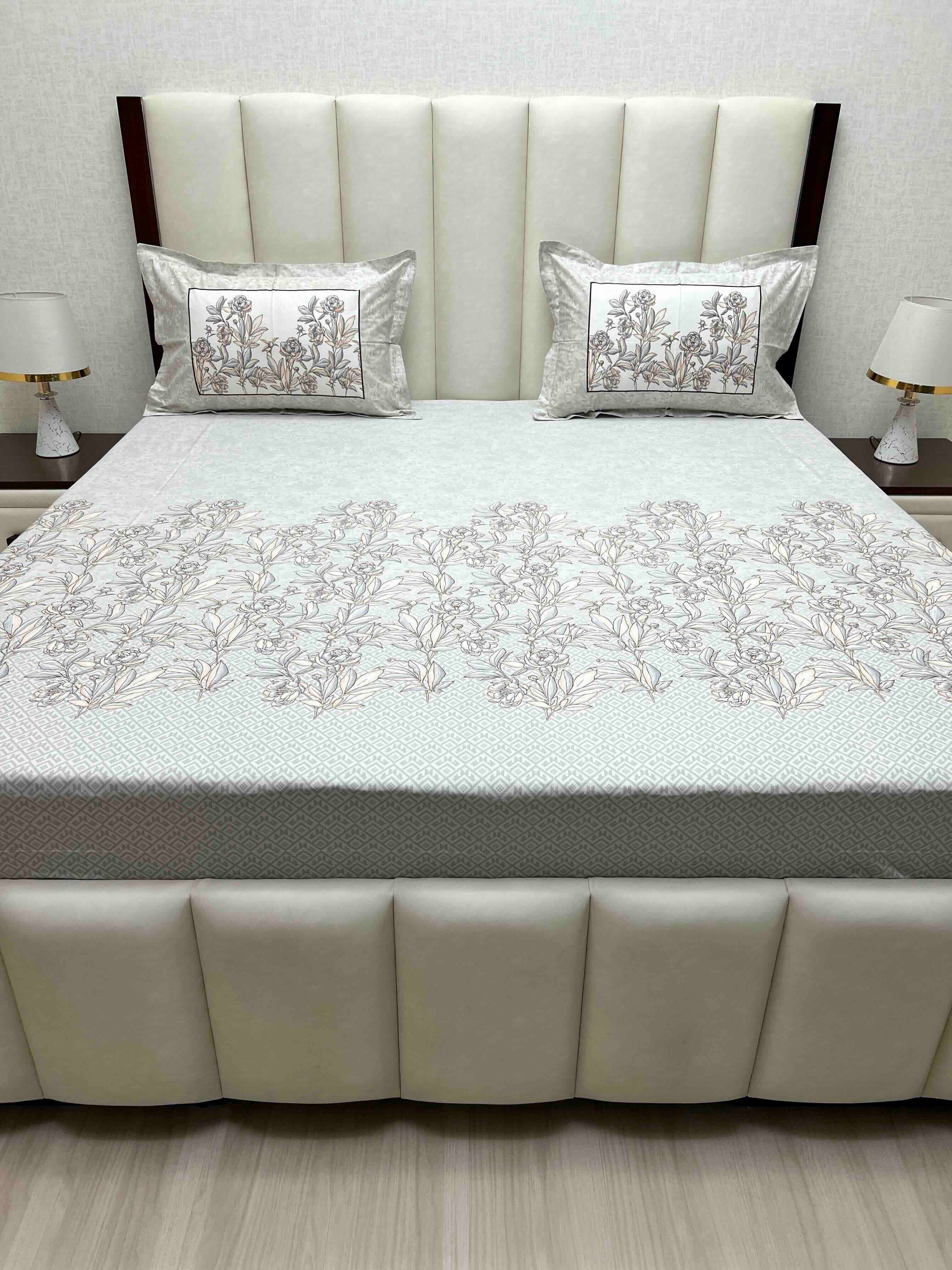 Pure Decor Pure Cotton King Size Double Bedsheet