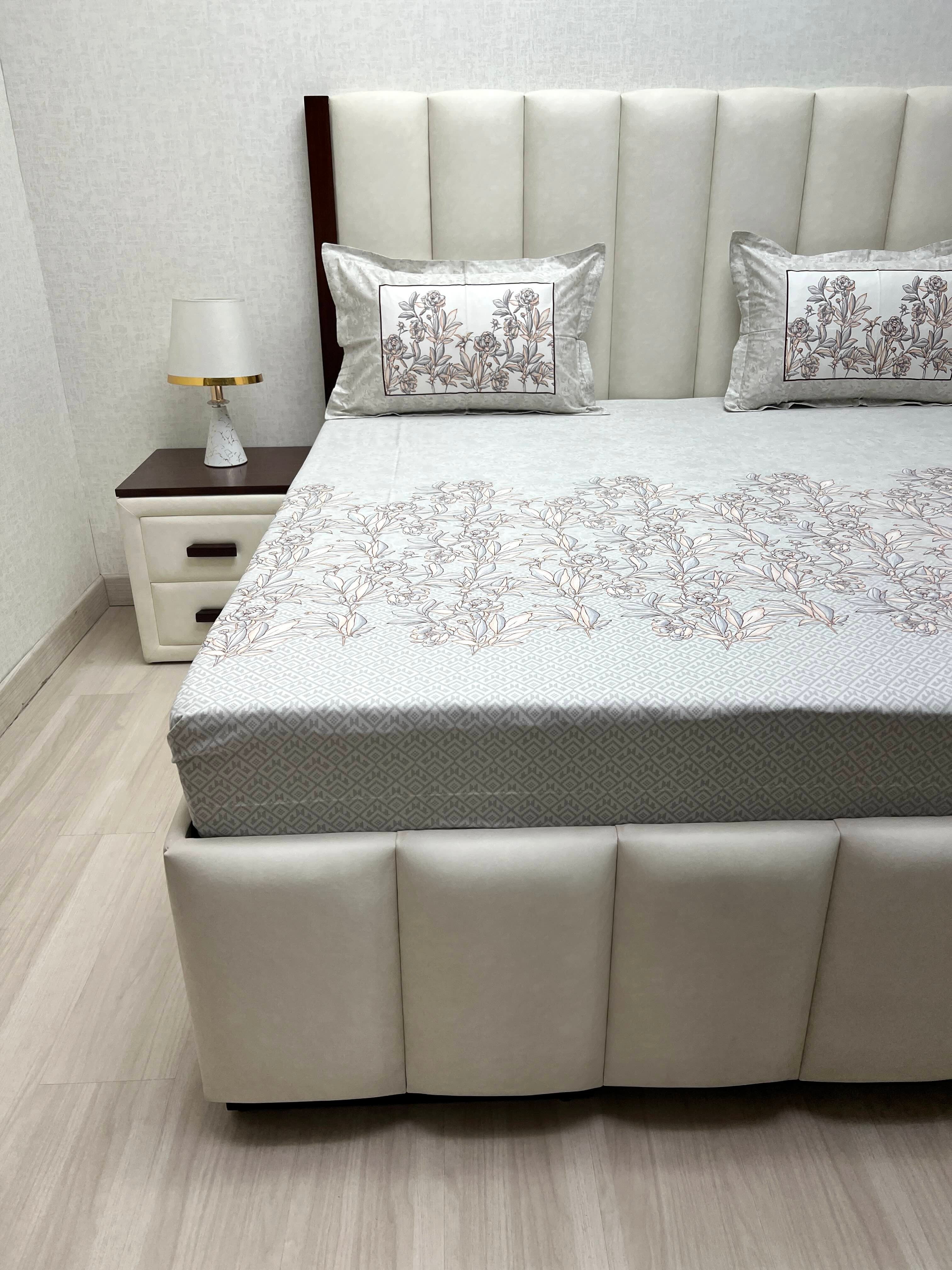 Pure Decor Pure Cotton King Size Double Bedsheet