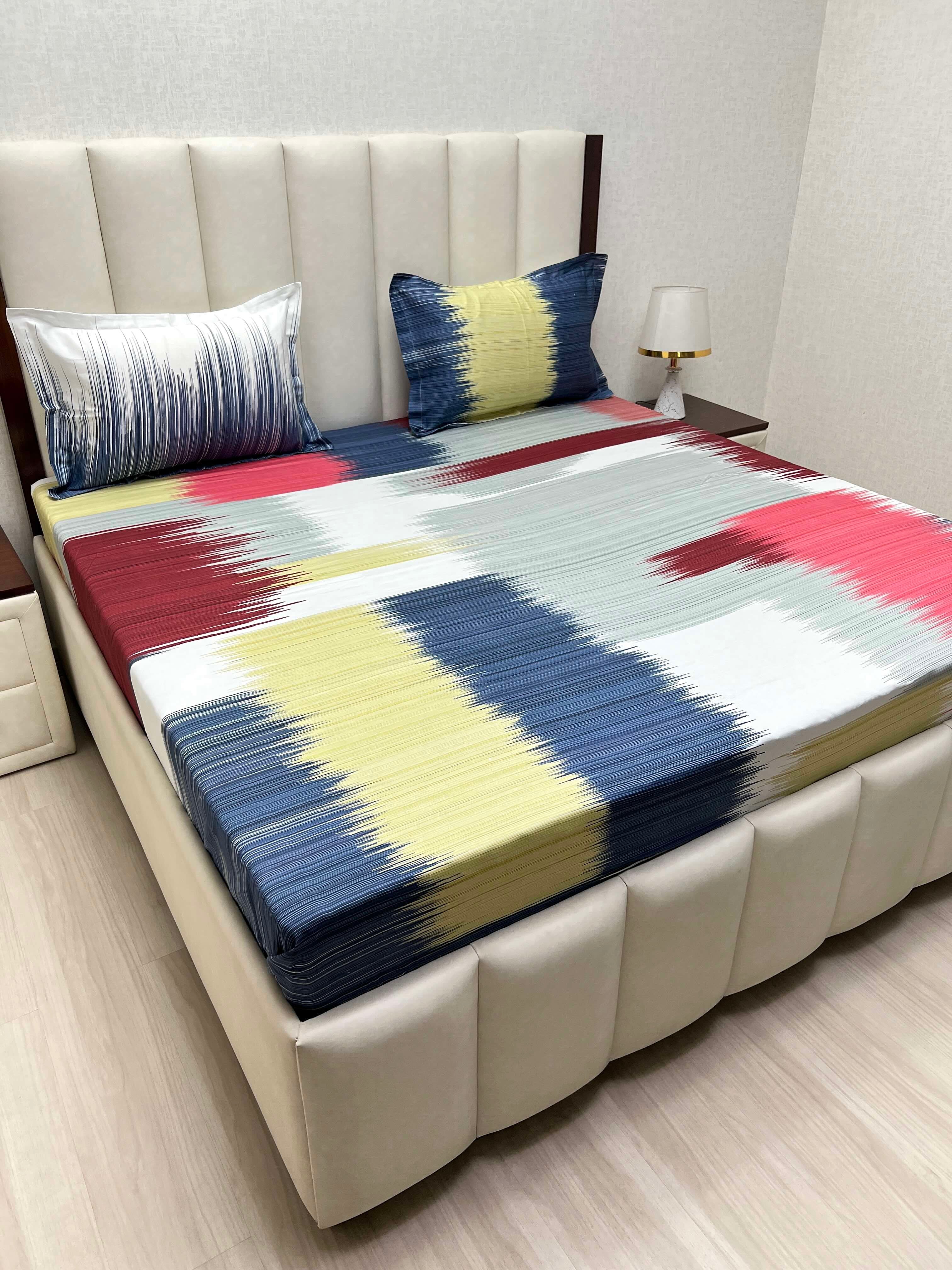 Pure Decor Pure Cotton King Size Double Bedsheet