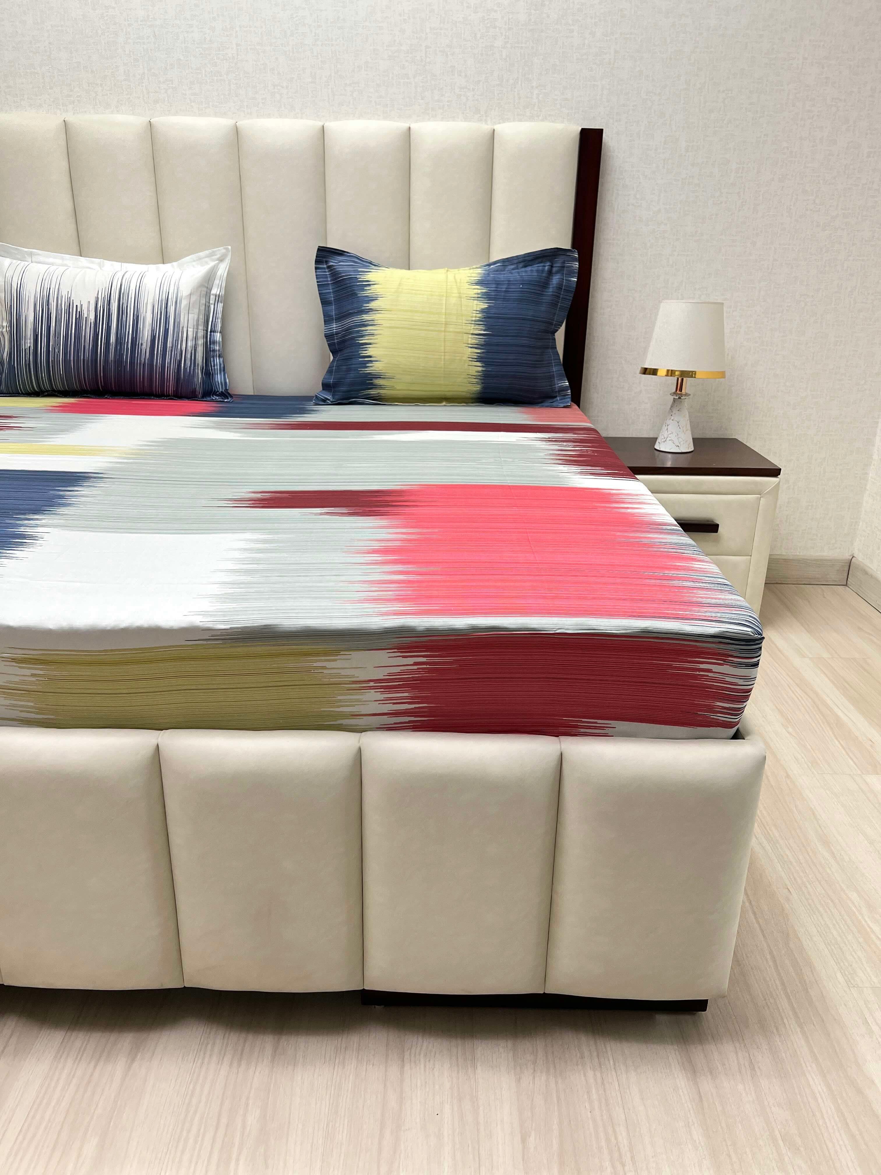 Pure Decor Pure Cotton King Size Double Bedsheet