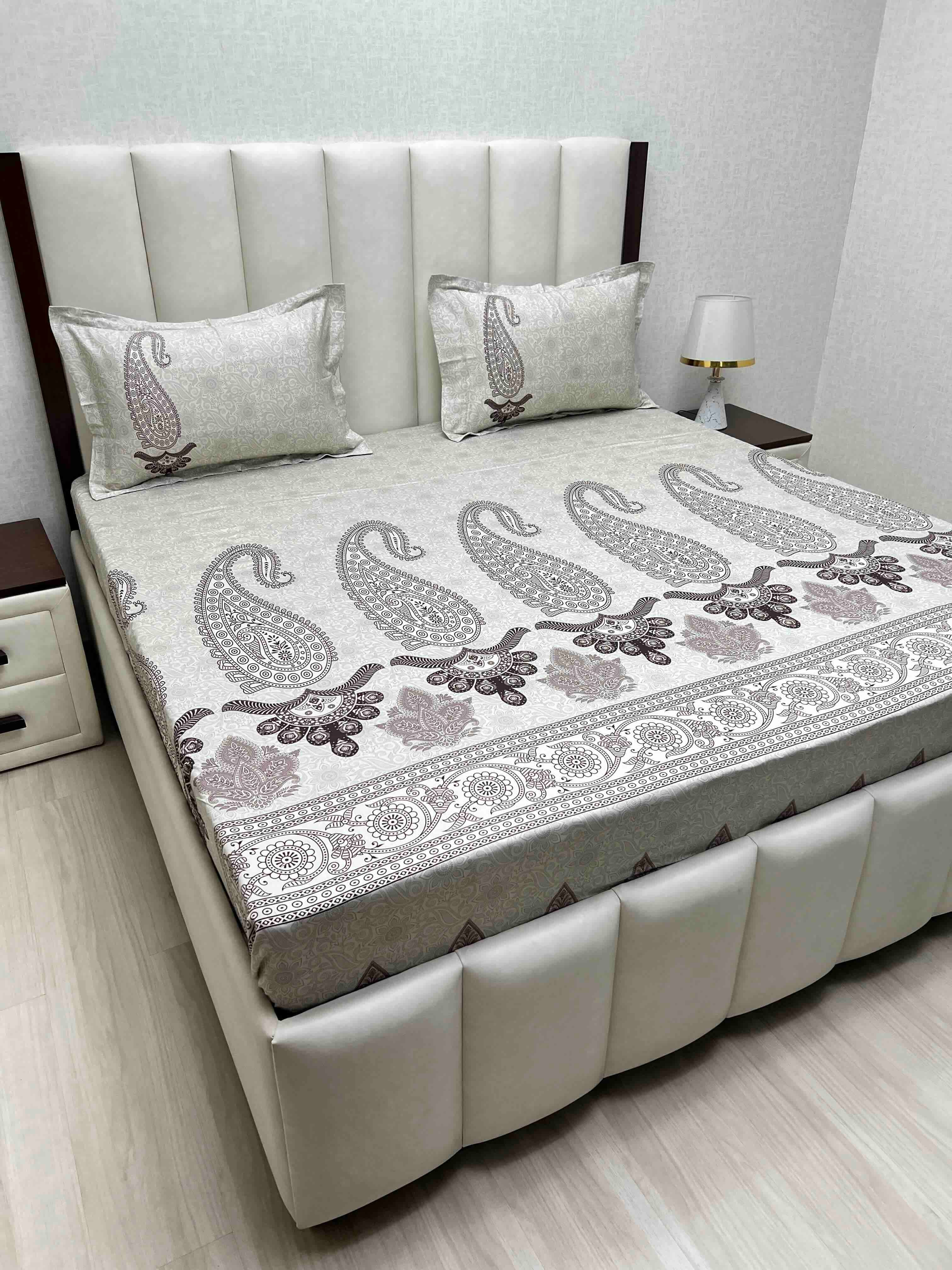 Pure Decor Pure Cotton King Size Double Bedsheet