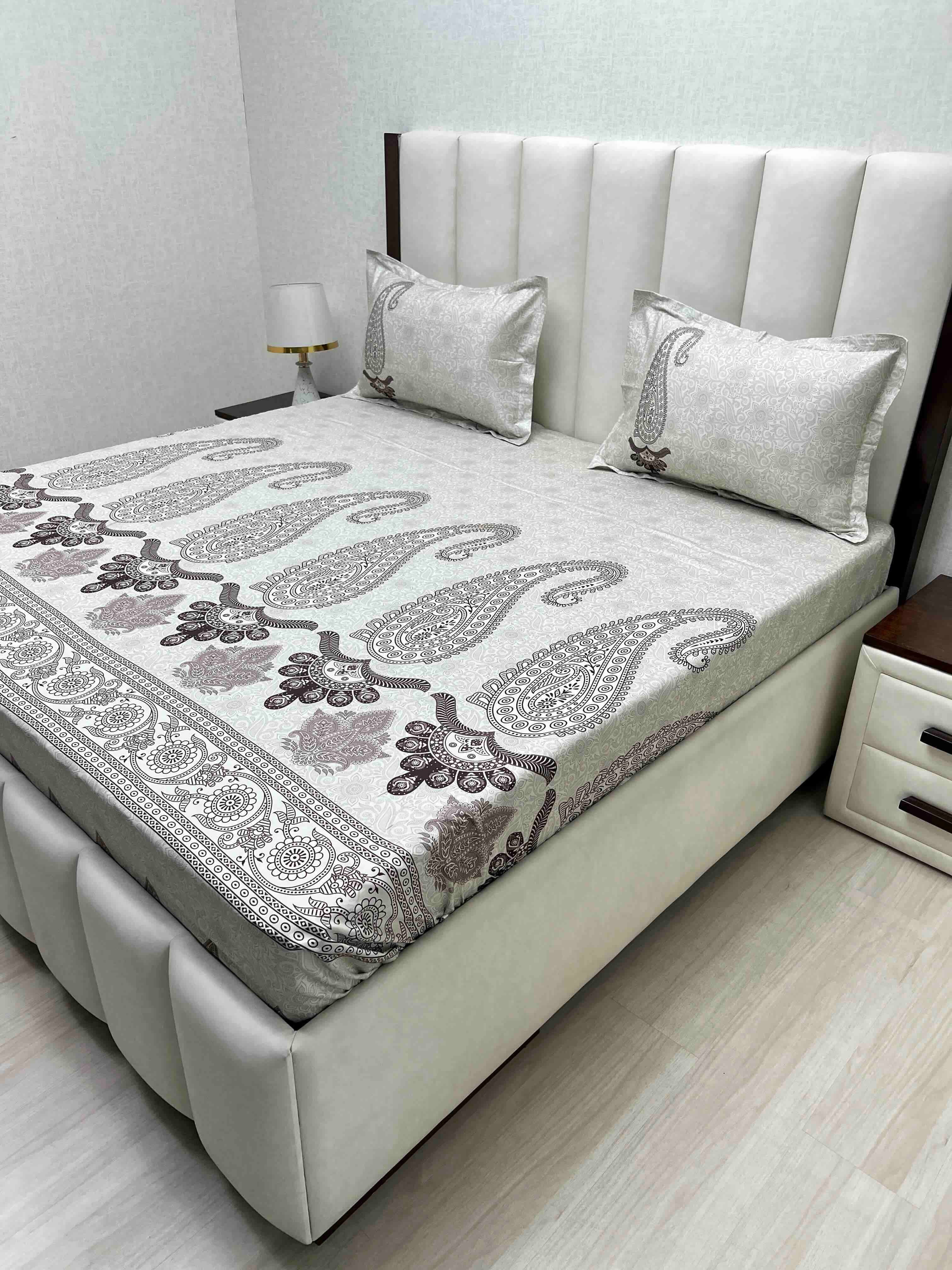 Pure Decor Pure Cotton King Size Double Bedsheet