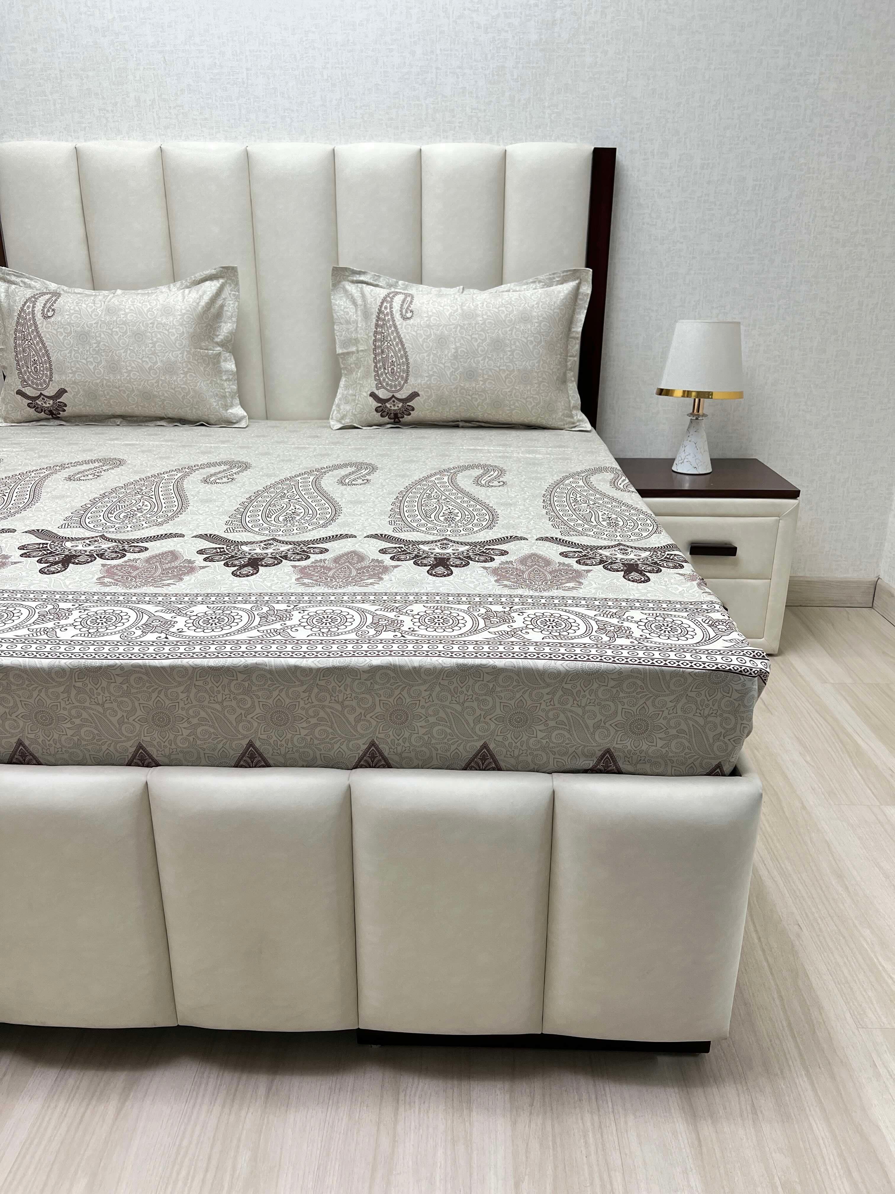 Pure Decor Pure Cotton King Size Double Bedsheet