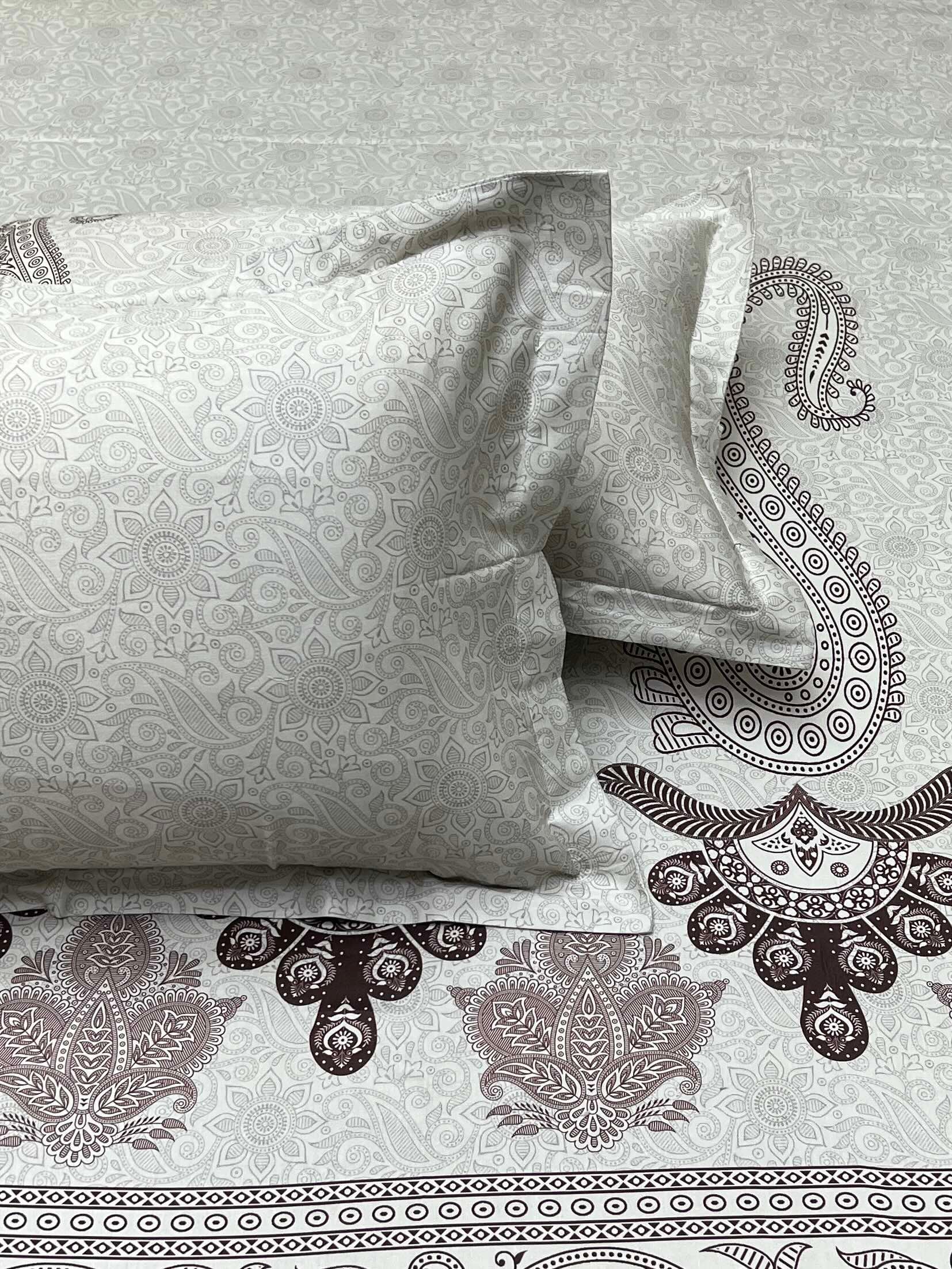 Pure Decor Pure Cotton King Size Double Bedsheet