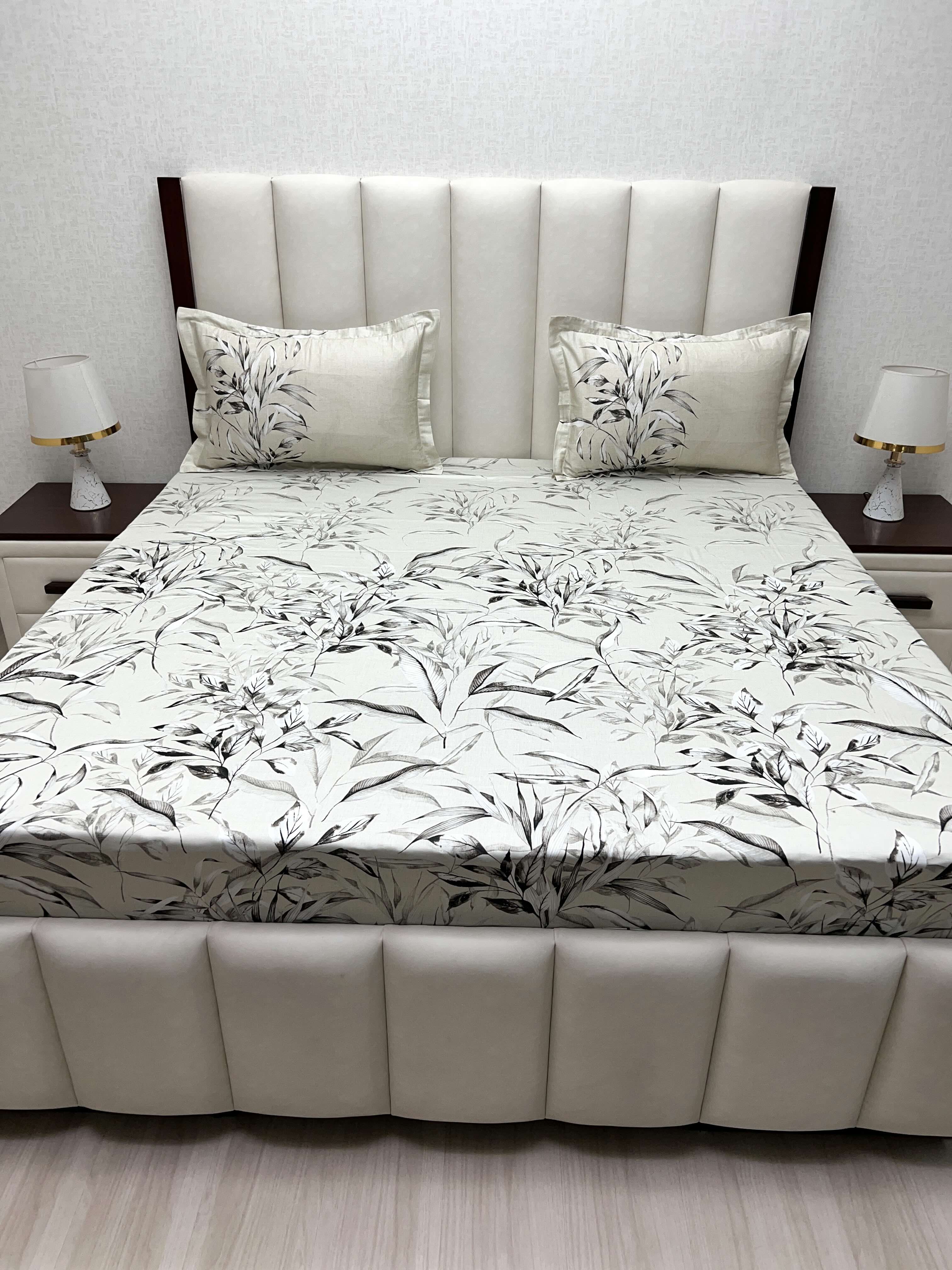 Pure Decor Pure Cotton King Size Double Bedsheet