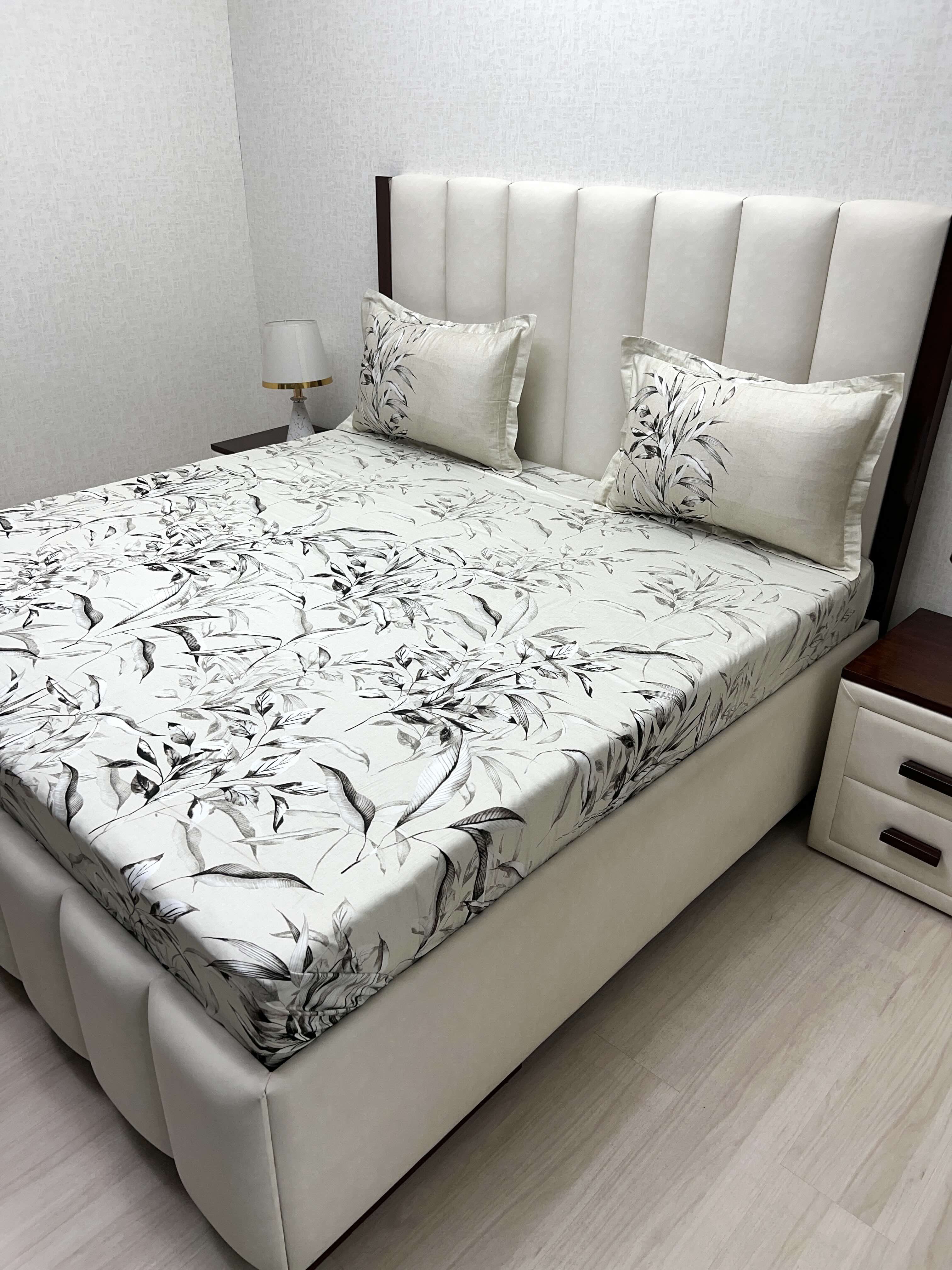 Pure Decor Pure Cotton King Size Double Bedsheet