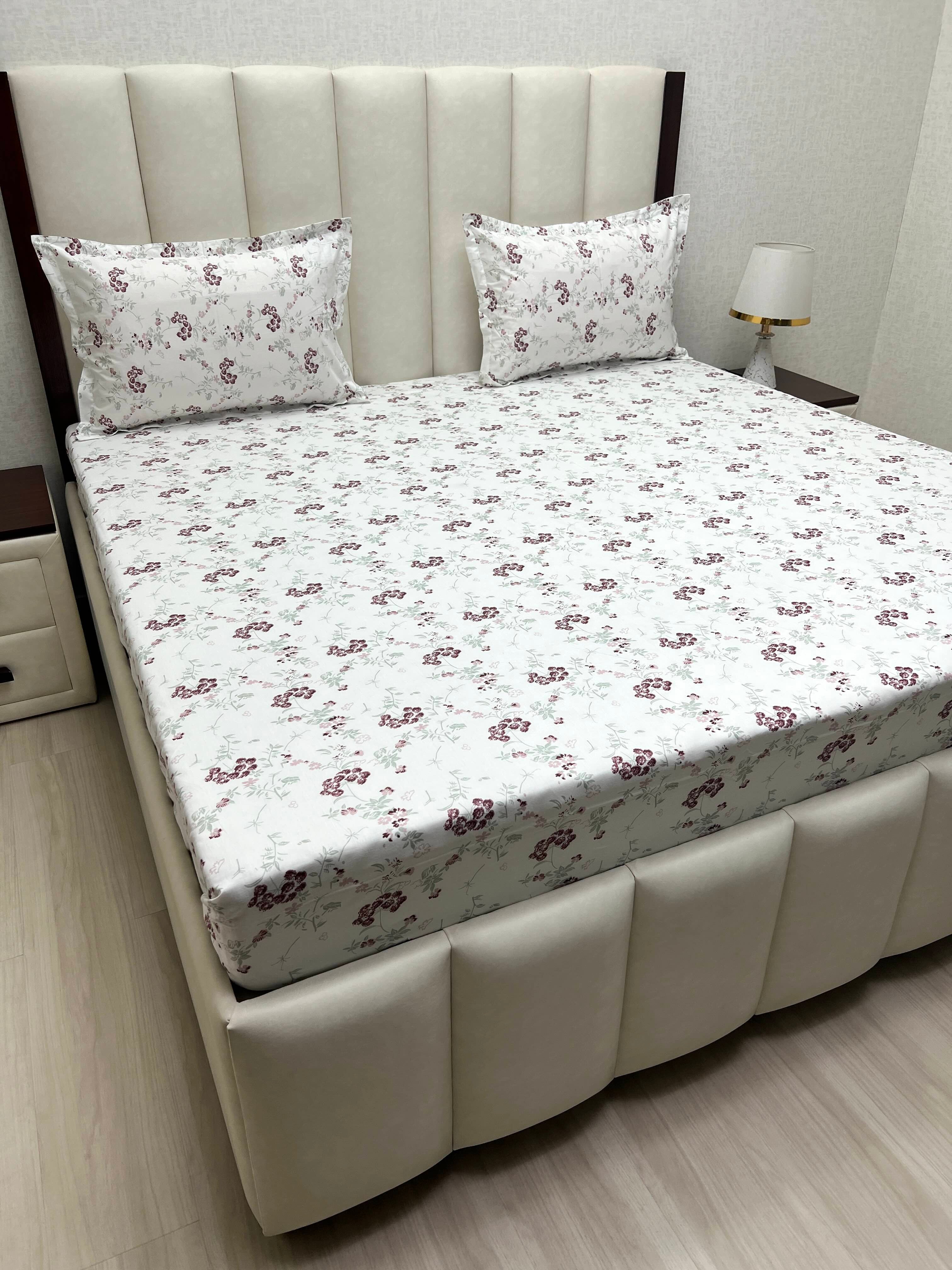 Pure Decor Pure Cotton King Size Double Bedsheet