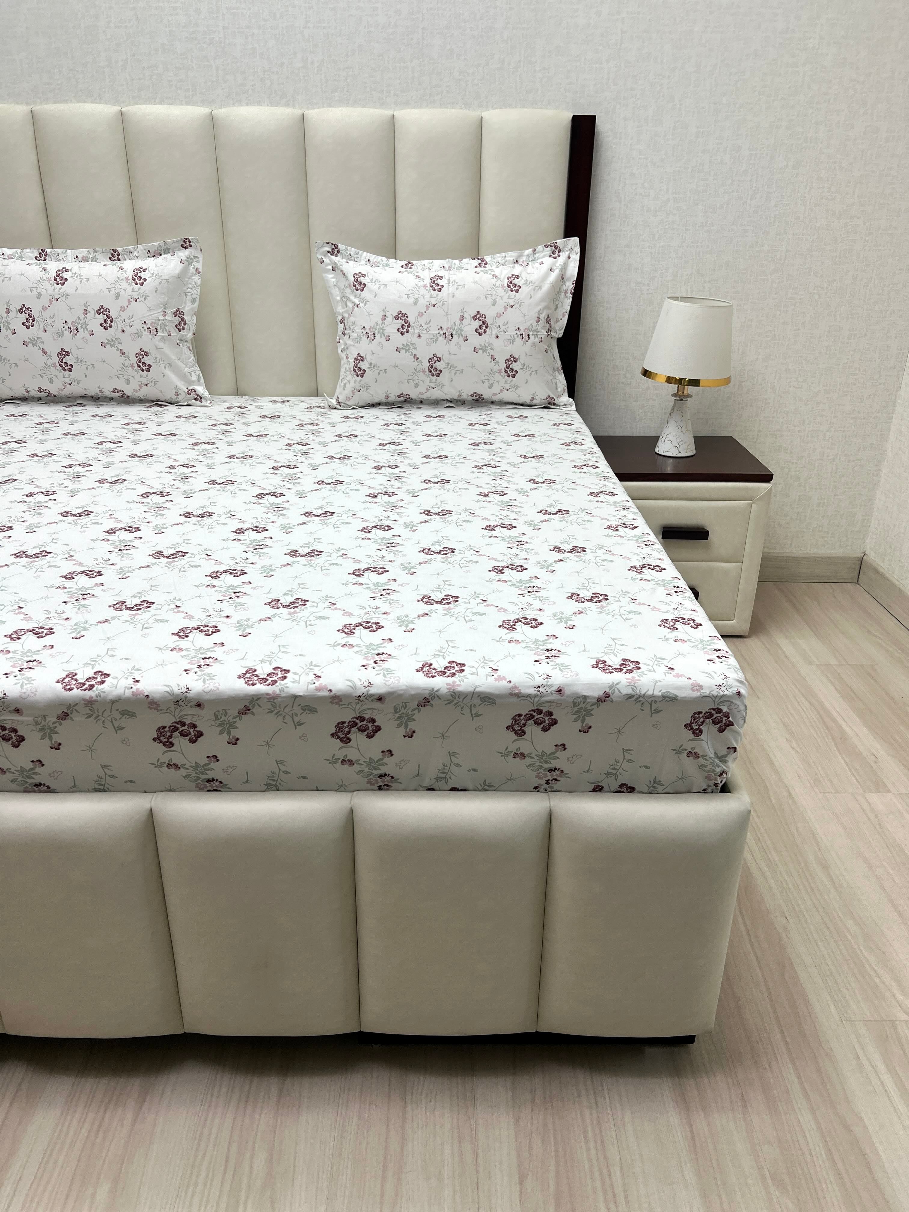 Pure Decor Pure Cotton King Size Double Bedsheet