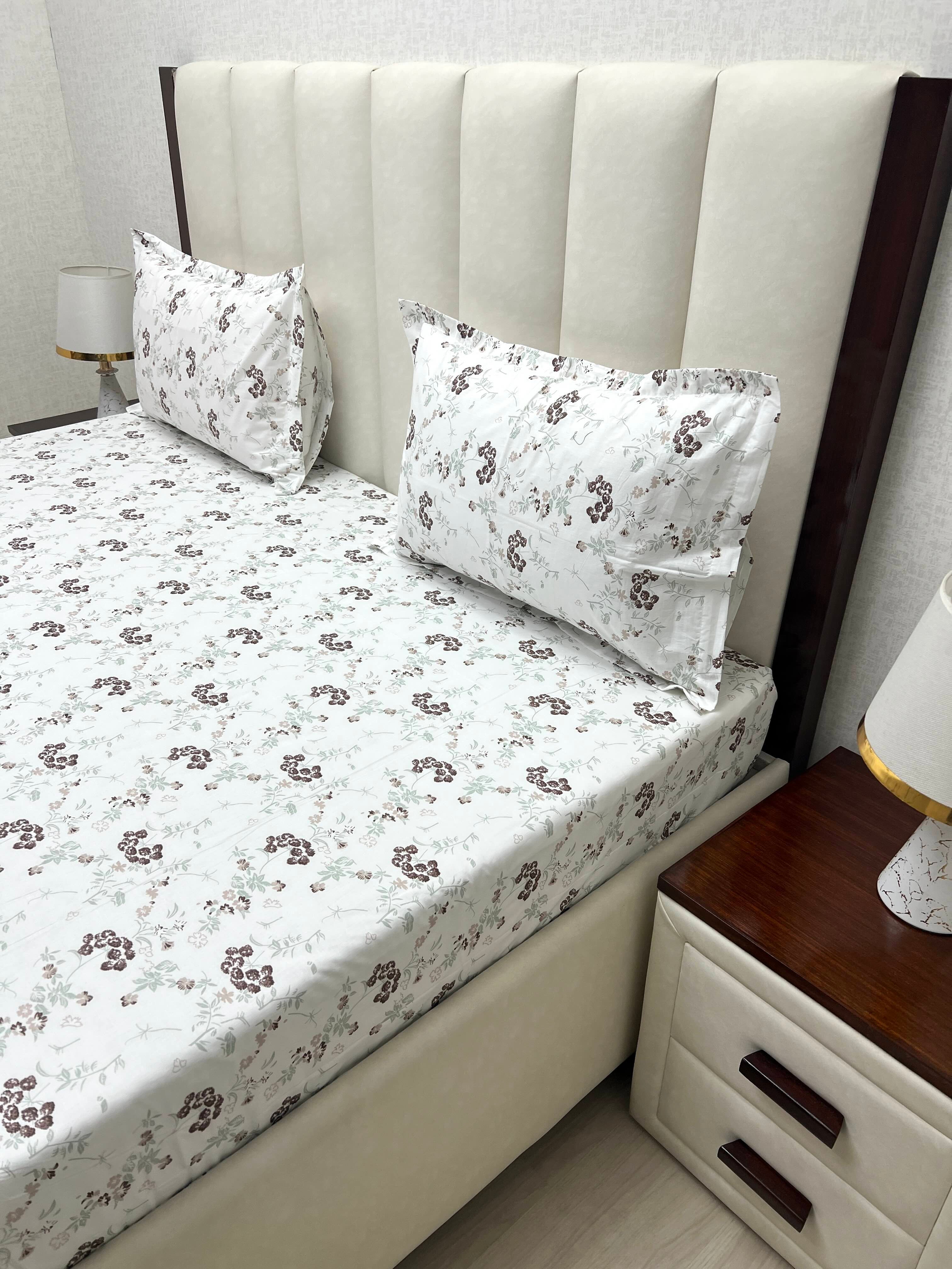 Pure Decor Pure Cotton King Size Double Bedsheet