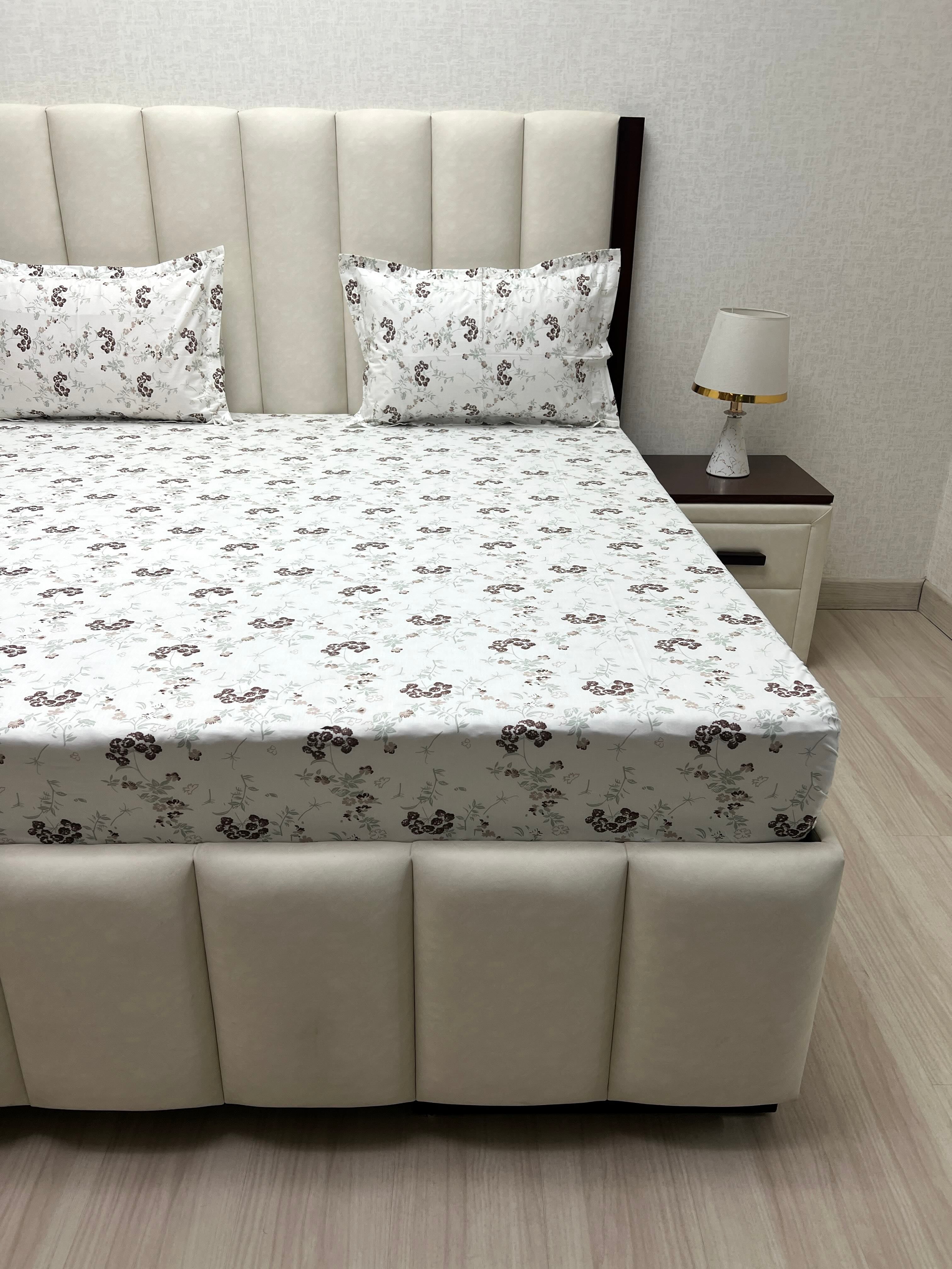 Pure Decor Pure Cotton King Size Double Bedsheet
