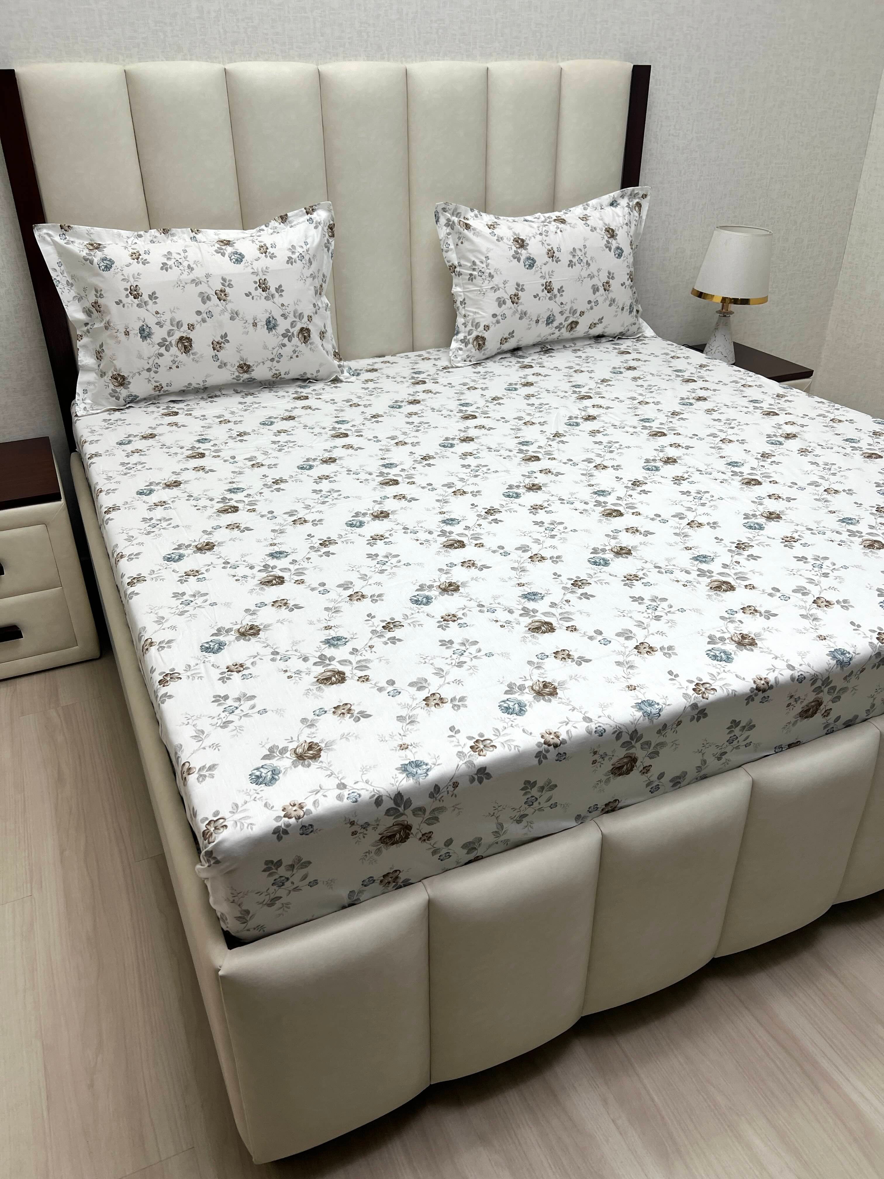 Pure Decor Pure Cotton King Size Double Bedsheet