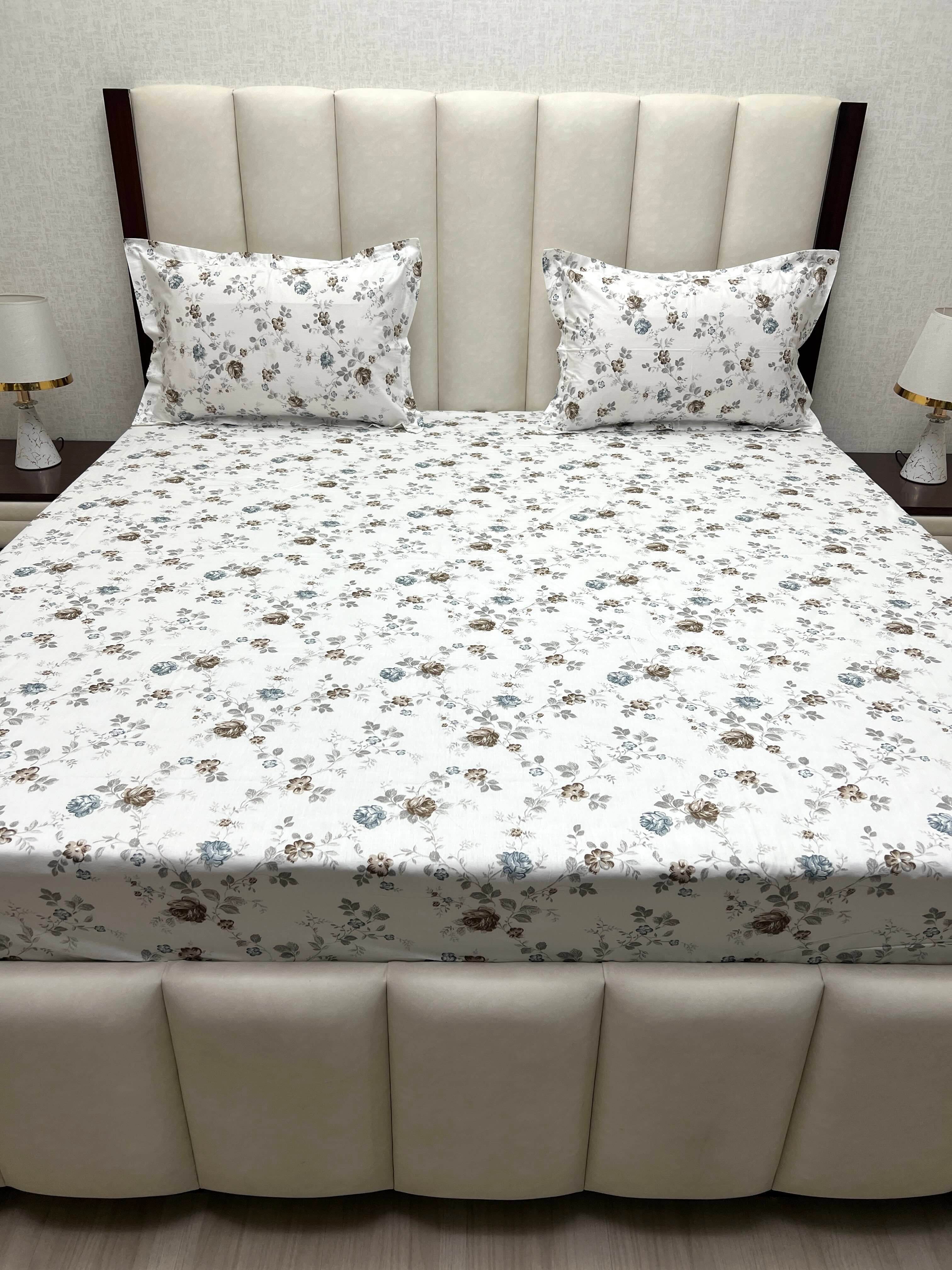 Pure Decor Pure Cotton King Size Double Bedsheet
