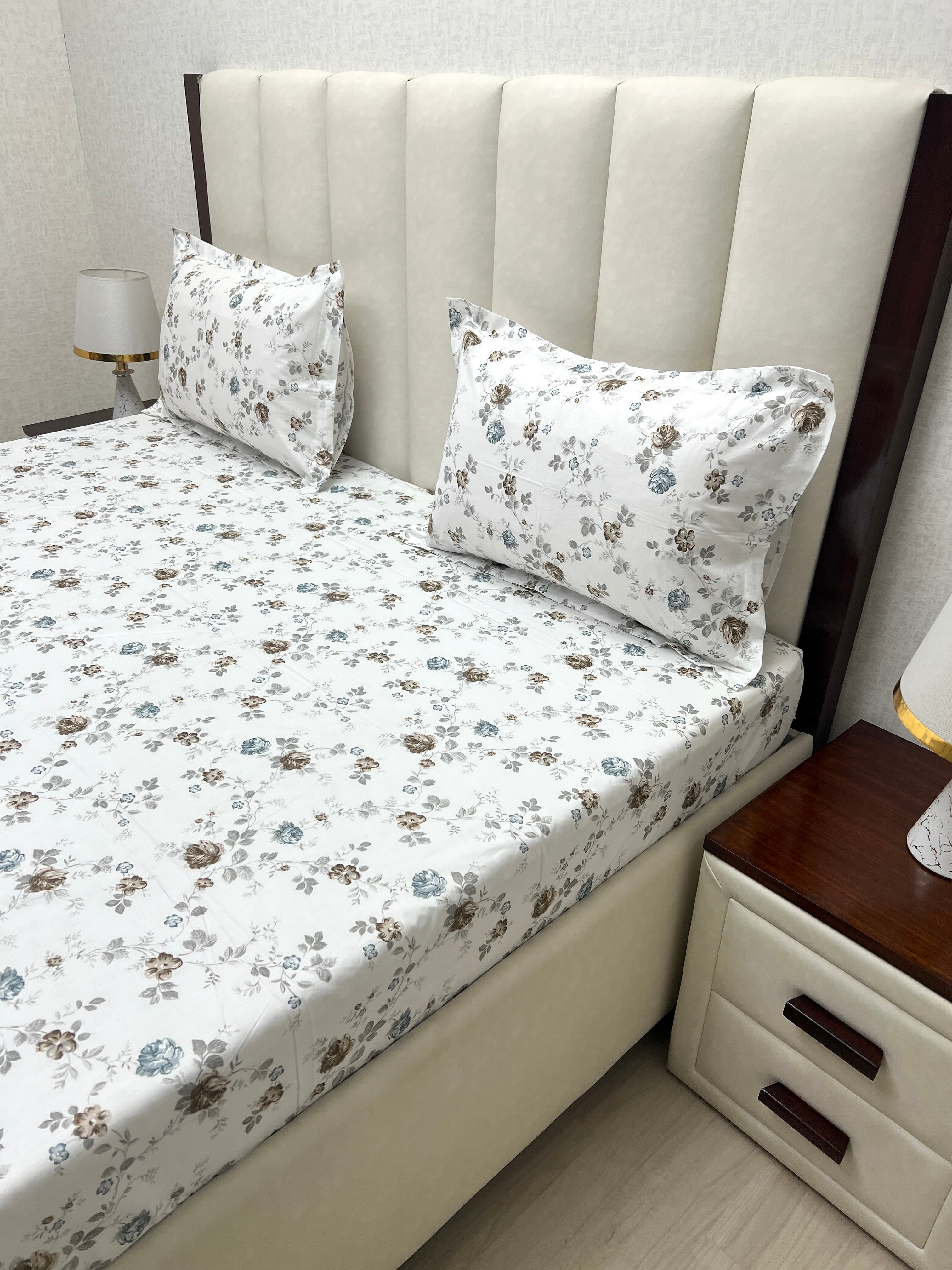 Pure Decor Pure Cotton King Size Double Bedsheet
