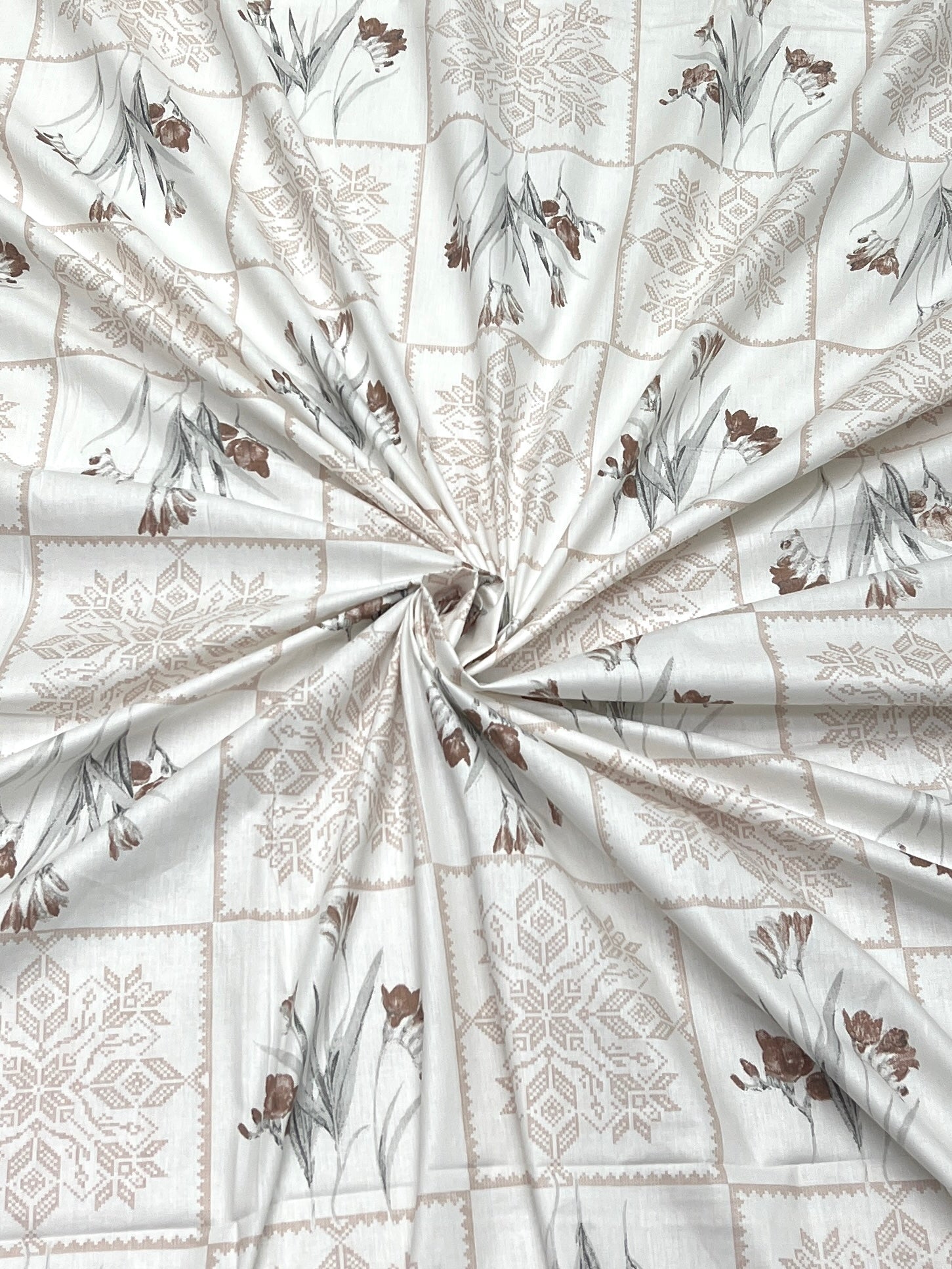 Pure Decor Pure Cotton King Size Double Bedsheet