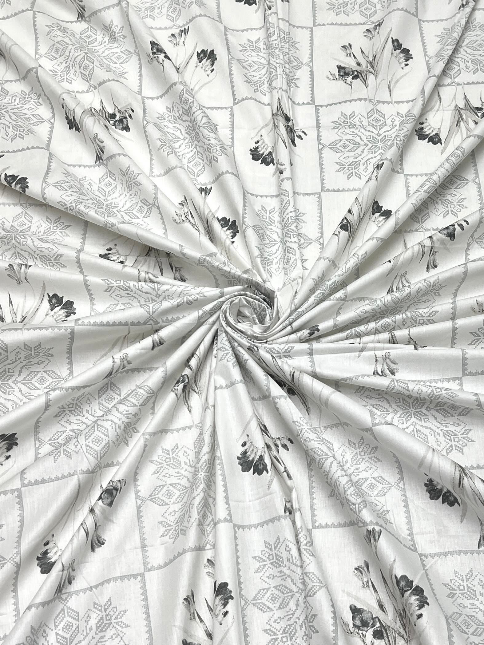 Pure Decor Pure Cotton King Size Double Bedsheet
