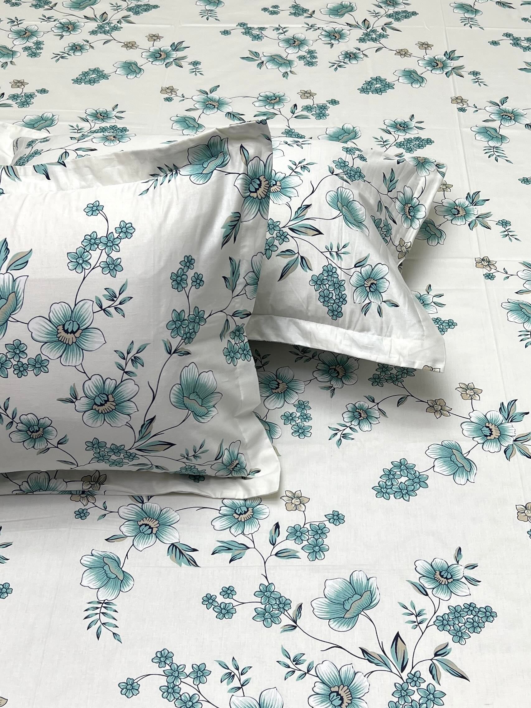 Pure Decor Pure Cotton Queen Size Double Bedsheet