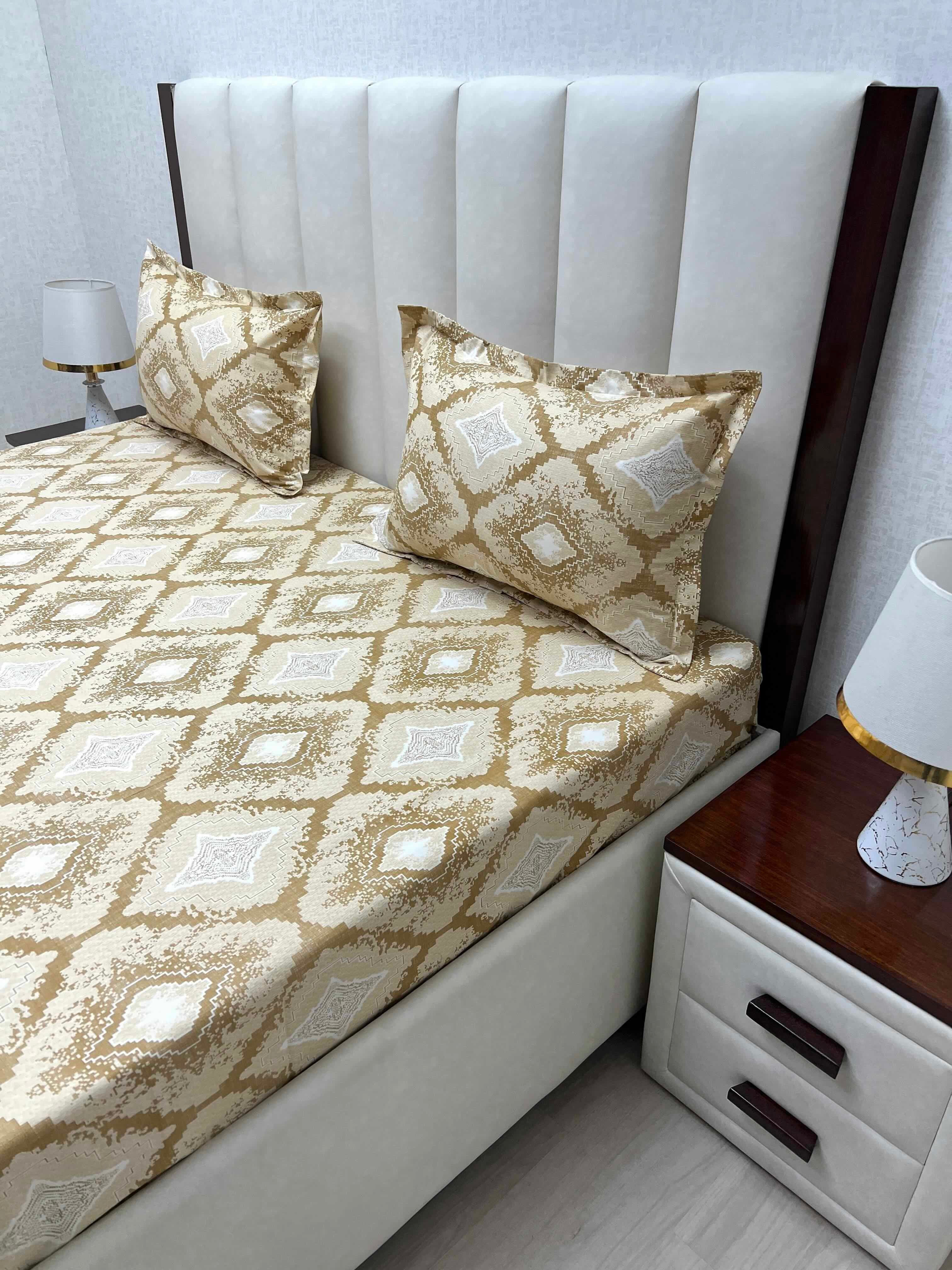 Pure Decor Pure Cotton Queen Size Double Bedsheet