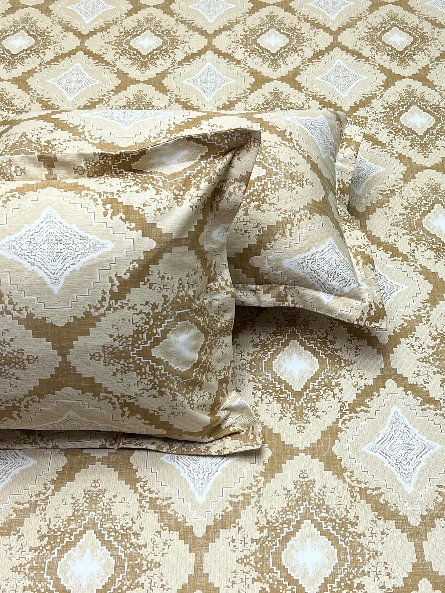 Pure Decor Pure Cotton Queen Size Double Bedsheet