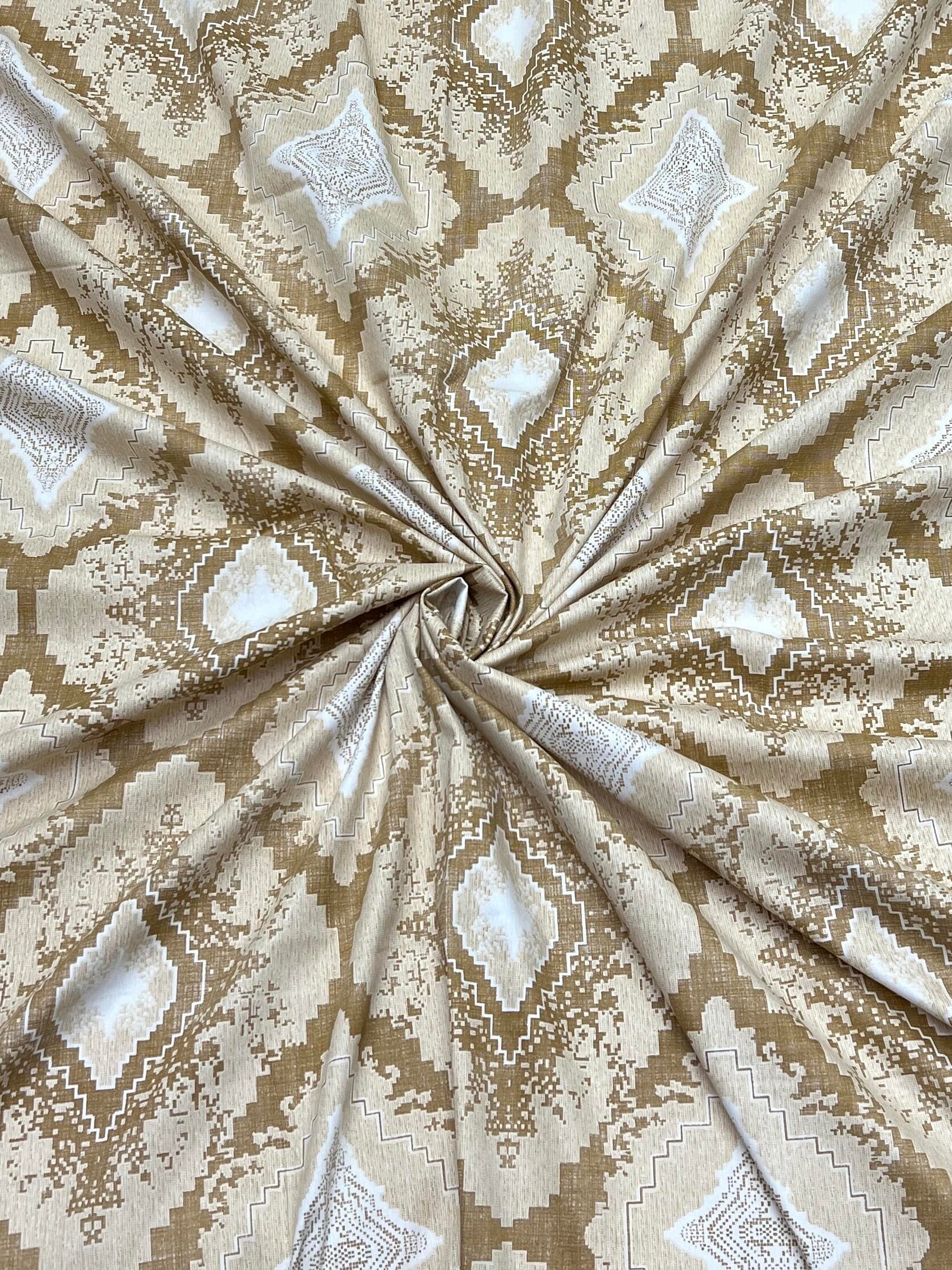 Pure Decor Pure Cotton Queen Size Double Bedsheet