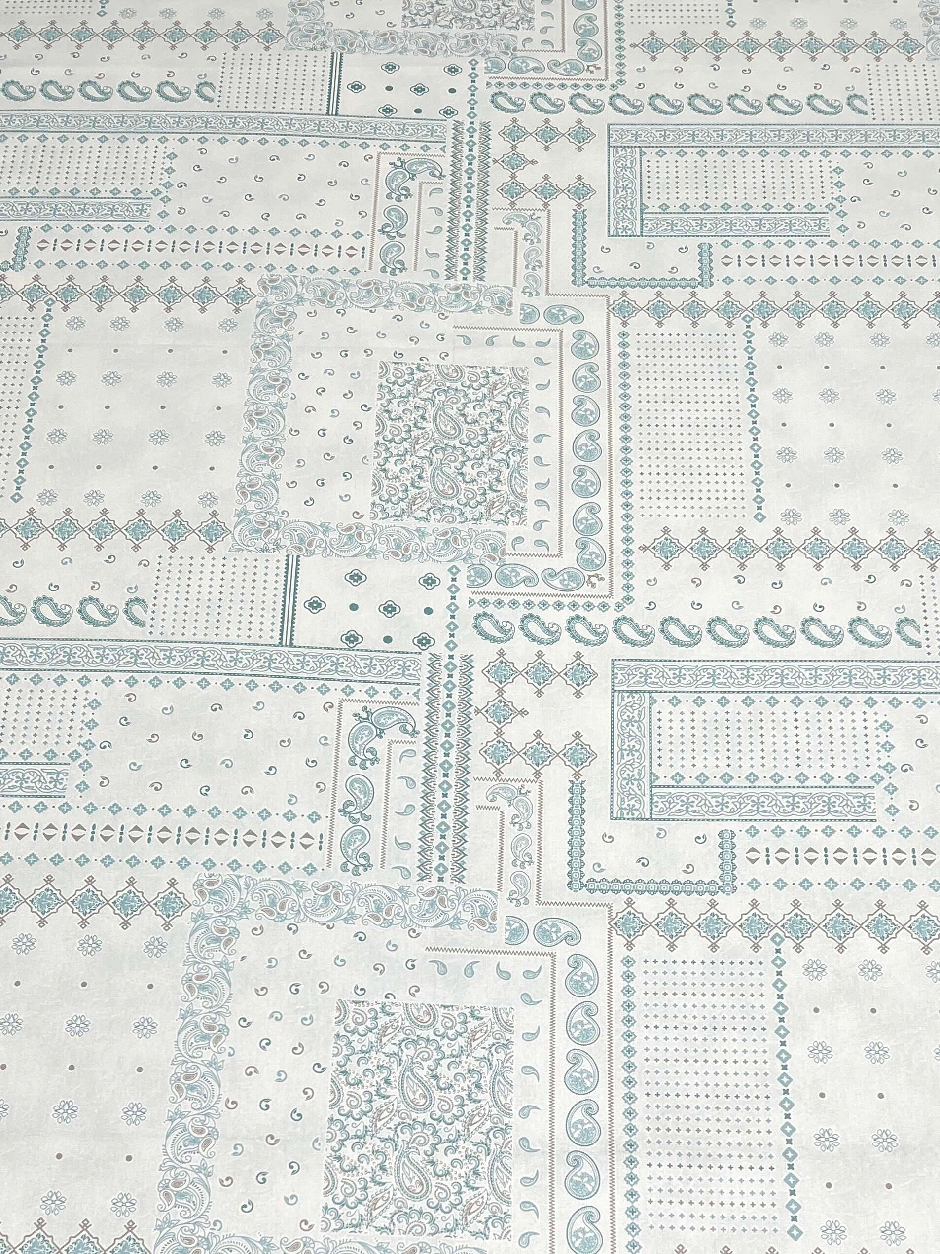 A-4514 - Pure Cotton 250 TC Queen Size Double Bedsheet (228X254) with Two Pillow Covers (43X68)
