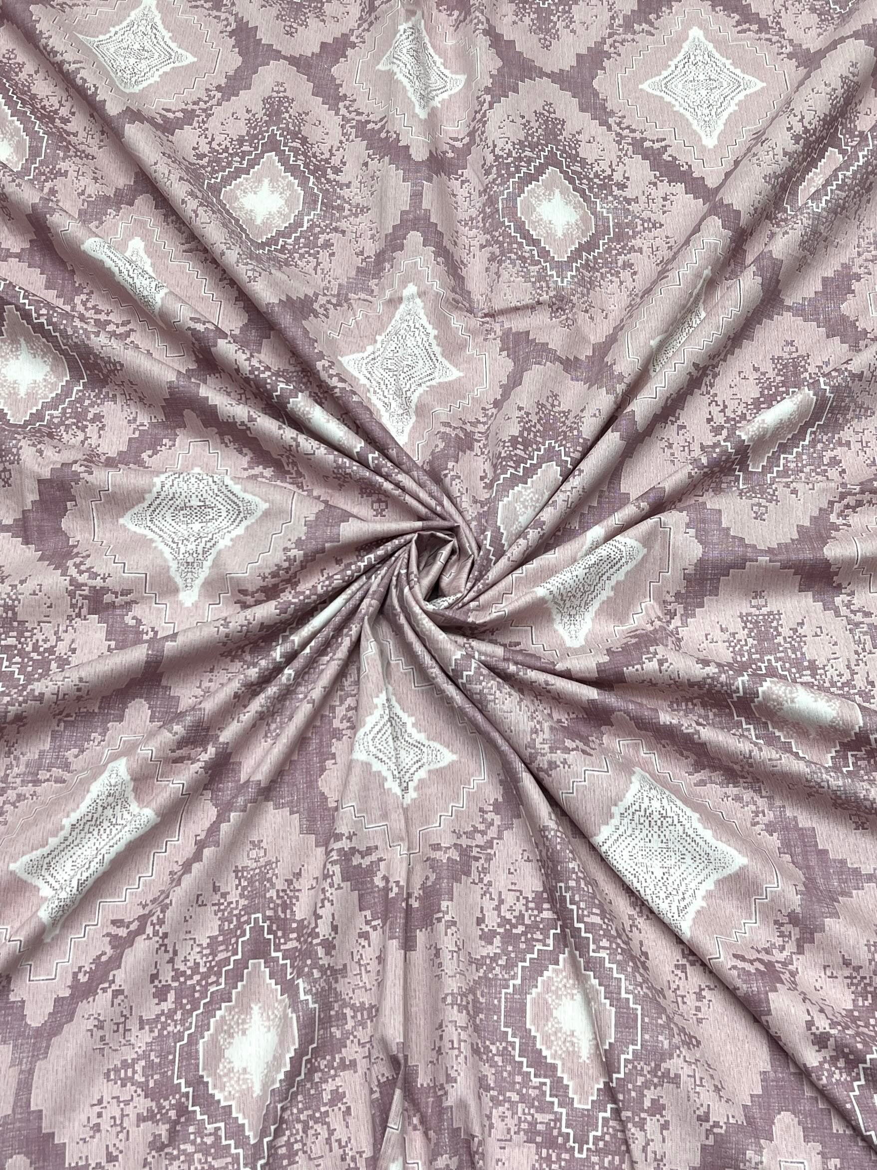 A-4517 - Pure Cotton 250 TC Queen Size Double Bedsheet (228X254) with Two Pillow Covers (43X68)