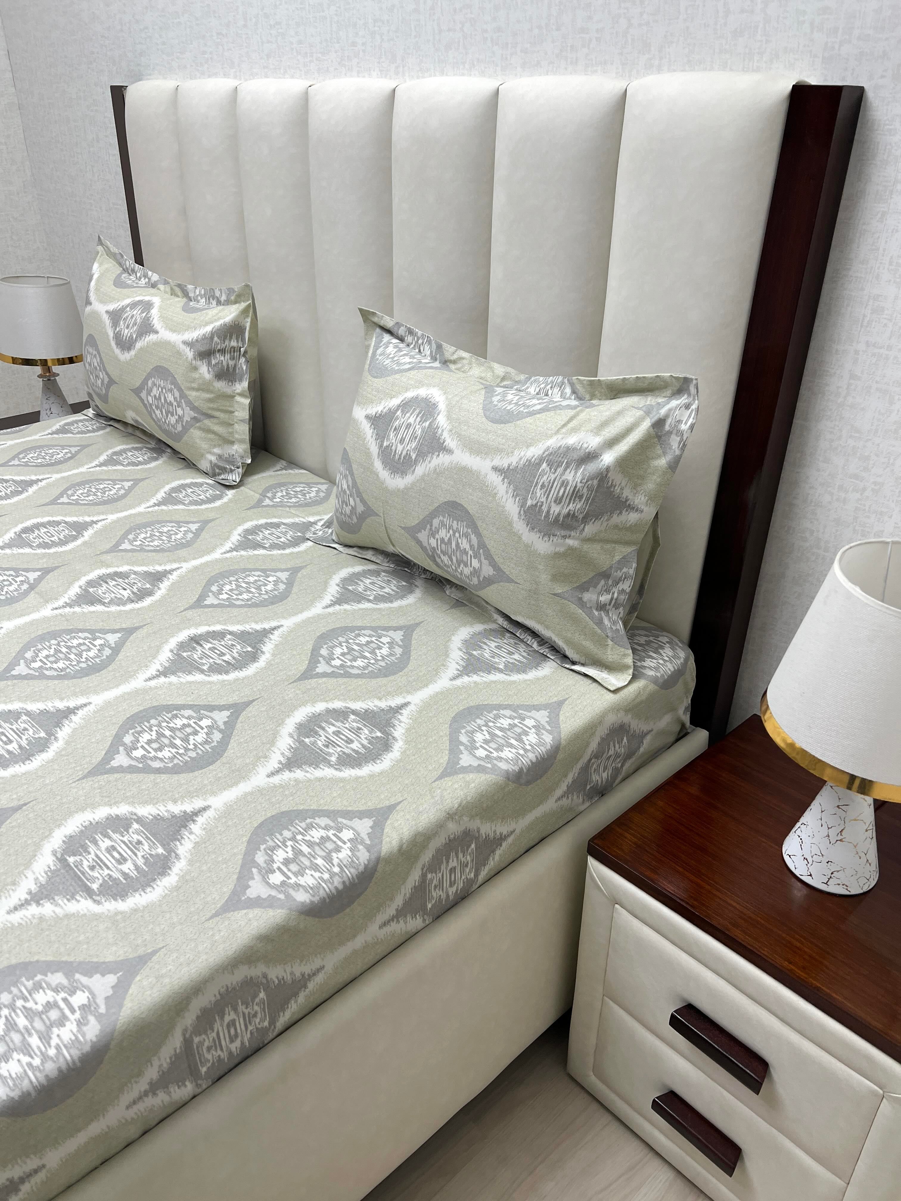 Pure Decor Pure Cotton Queen Size Double Bedsheet