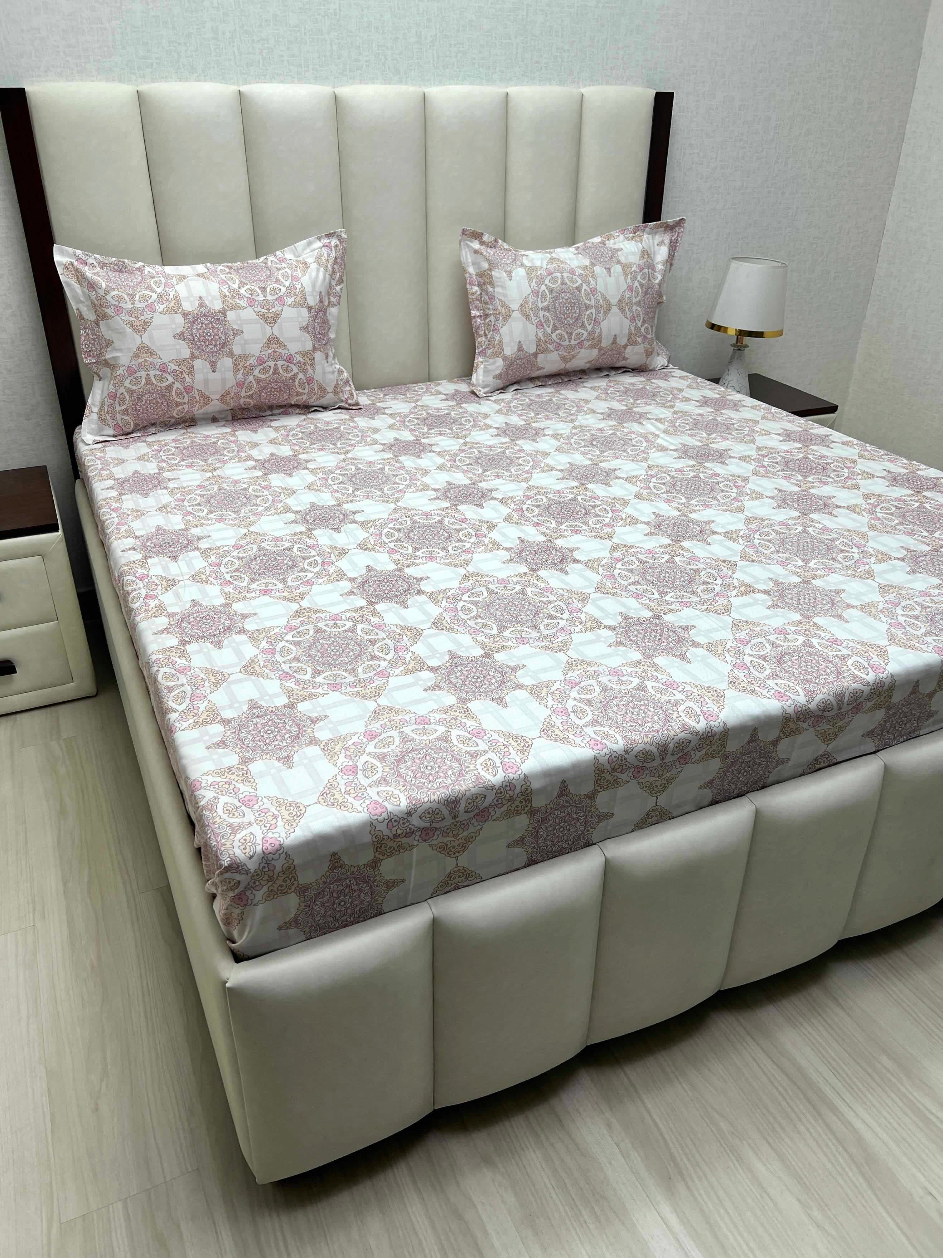 Pure Decor Pure Cotton Queen Size Double Bedsheet