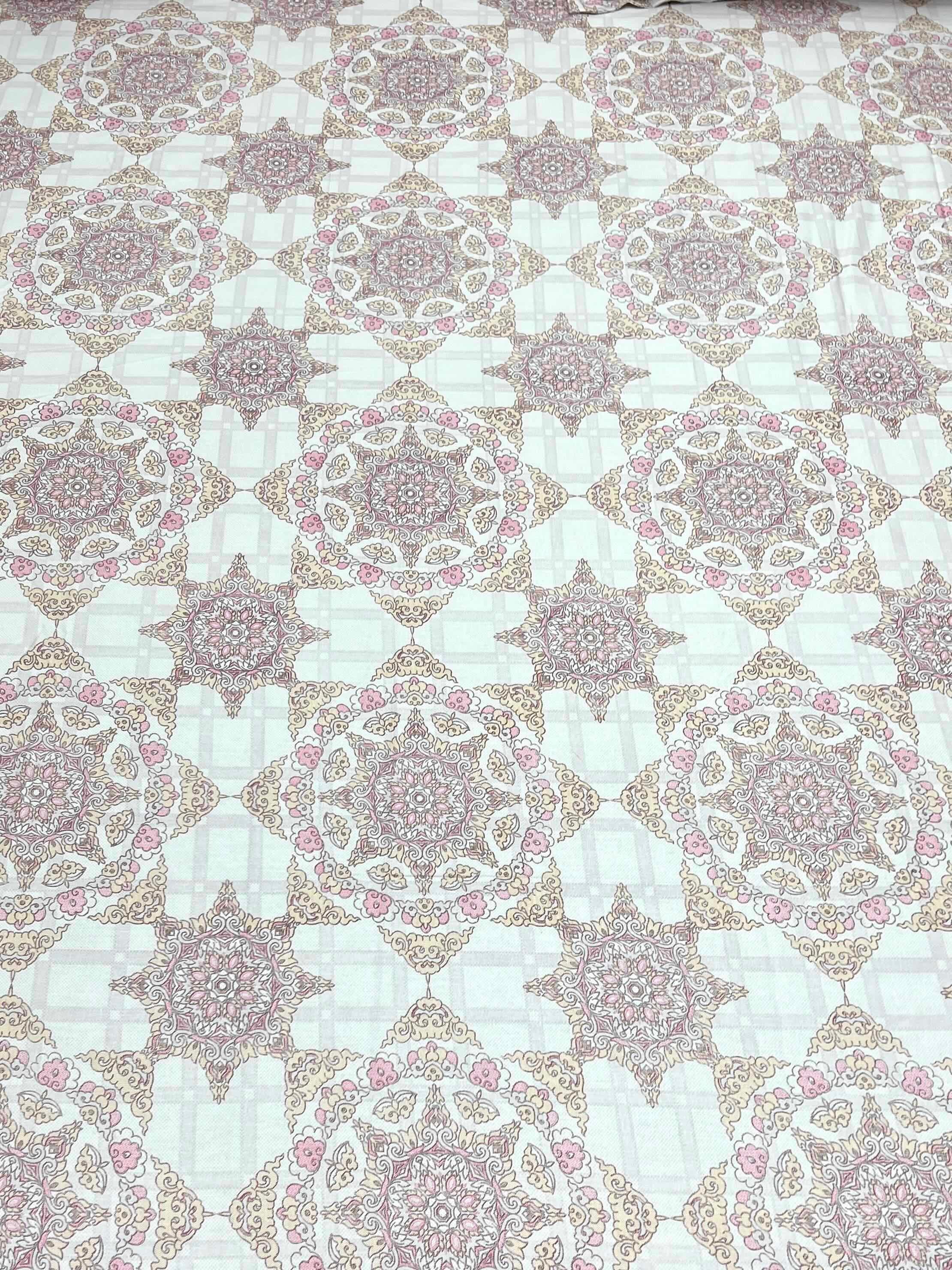 Pure Decor Pure Cotton Queen Size Double Bedsheet