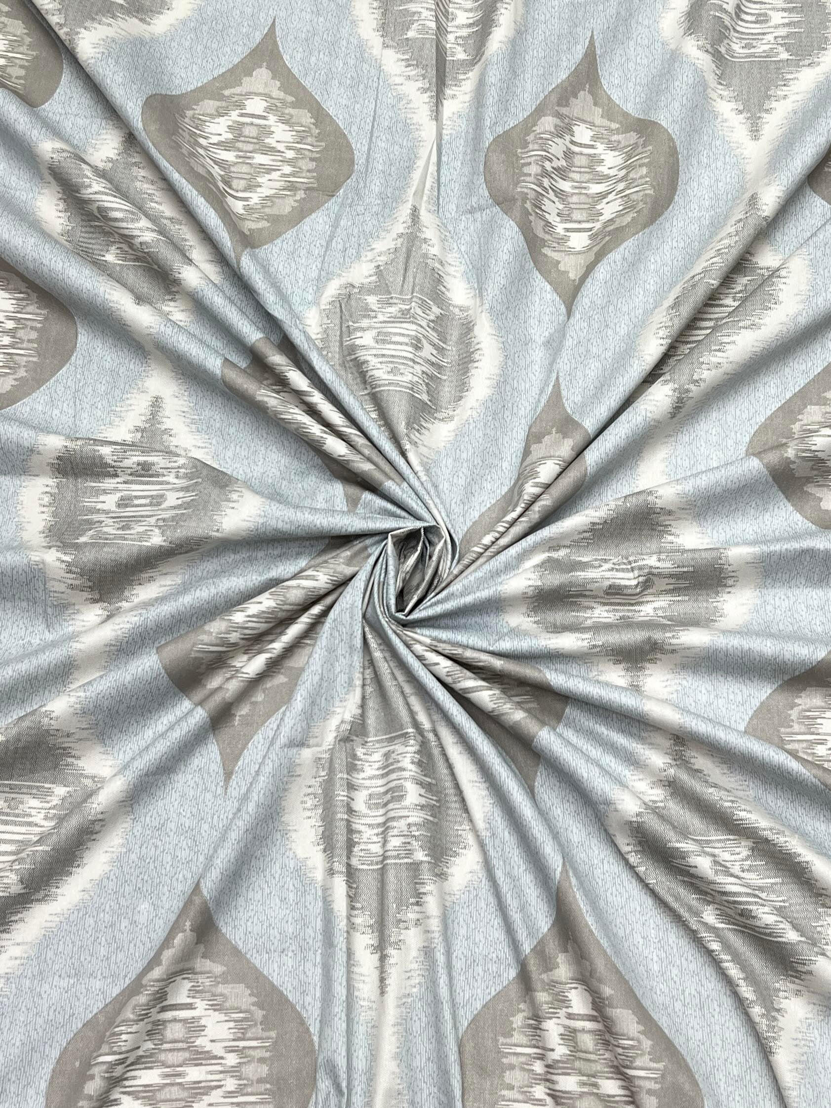 A-4526 - Pure Cotton 250 TC Queen Size Double Bedsheet (228X254) with Two Pillow Covers (43X68)