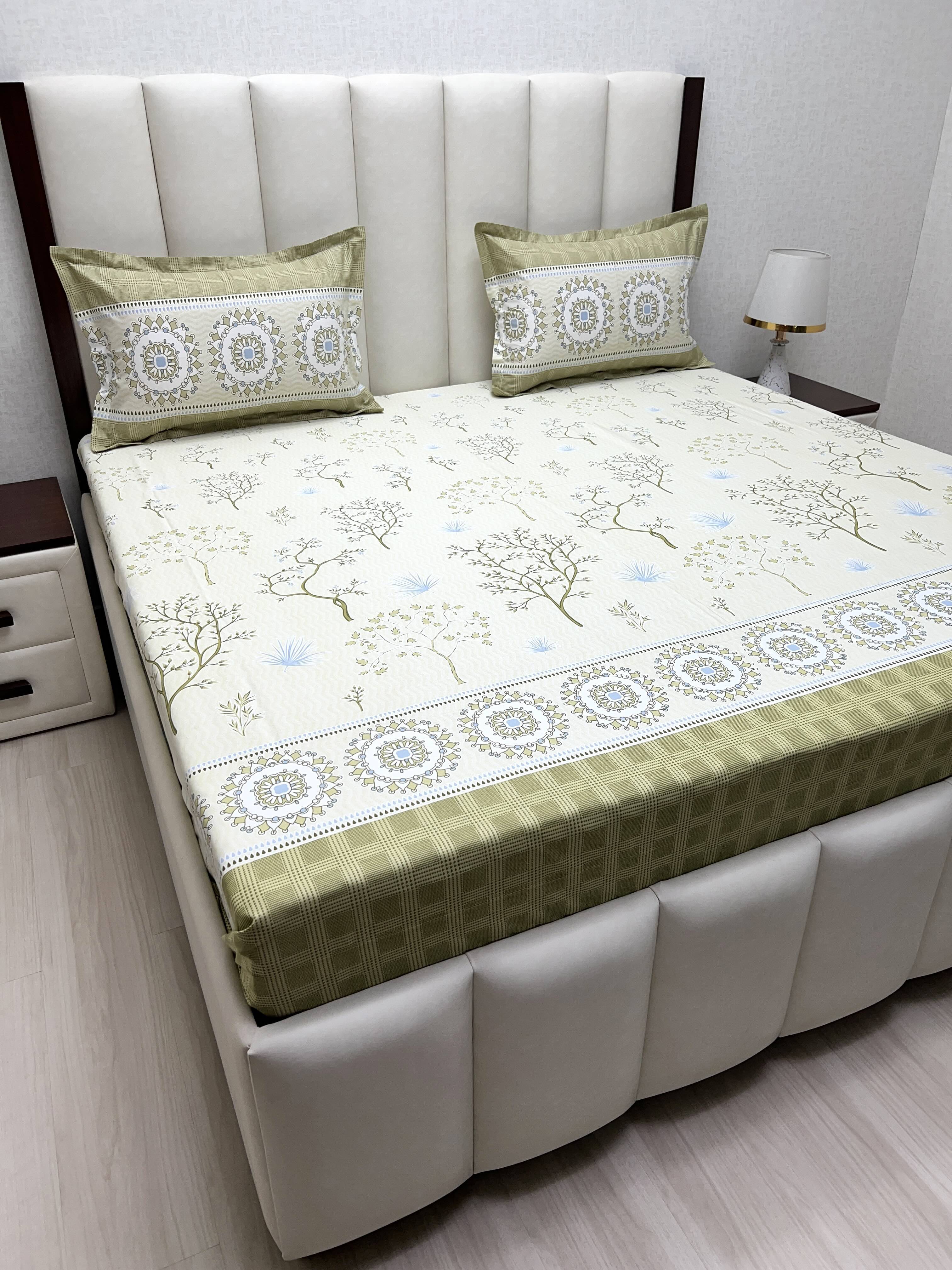Pure Decor Pure Cotton King Size Double Bedsheet