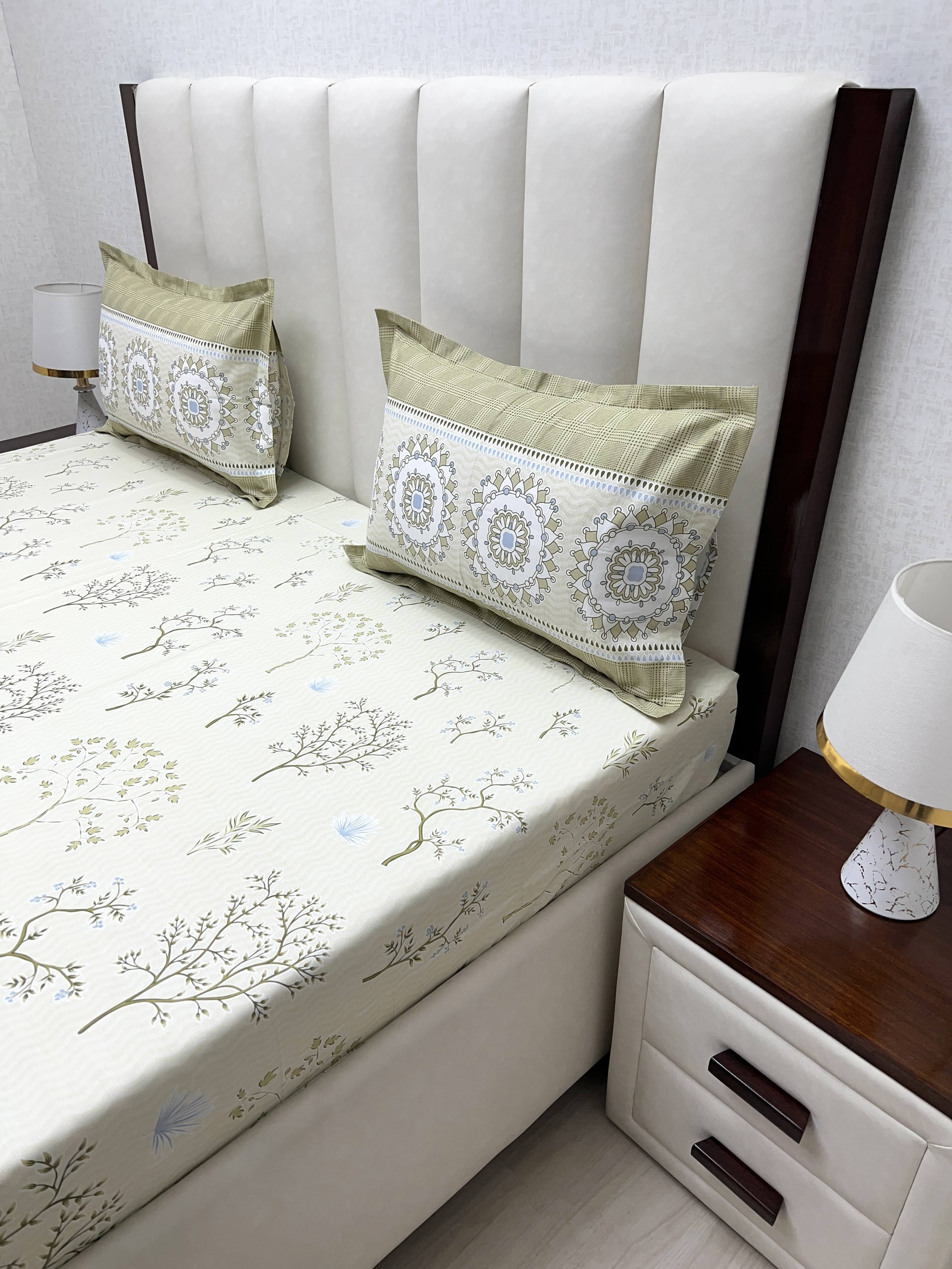 Pure Decor Pure Cotton King Size Double Bedsheet