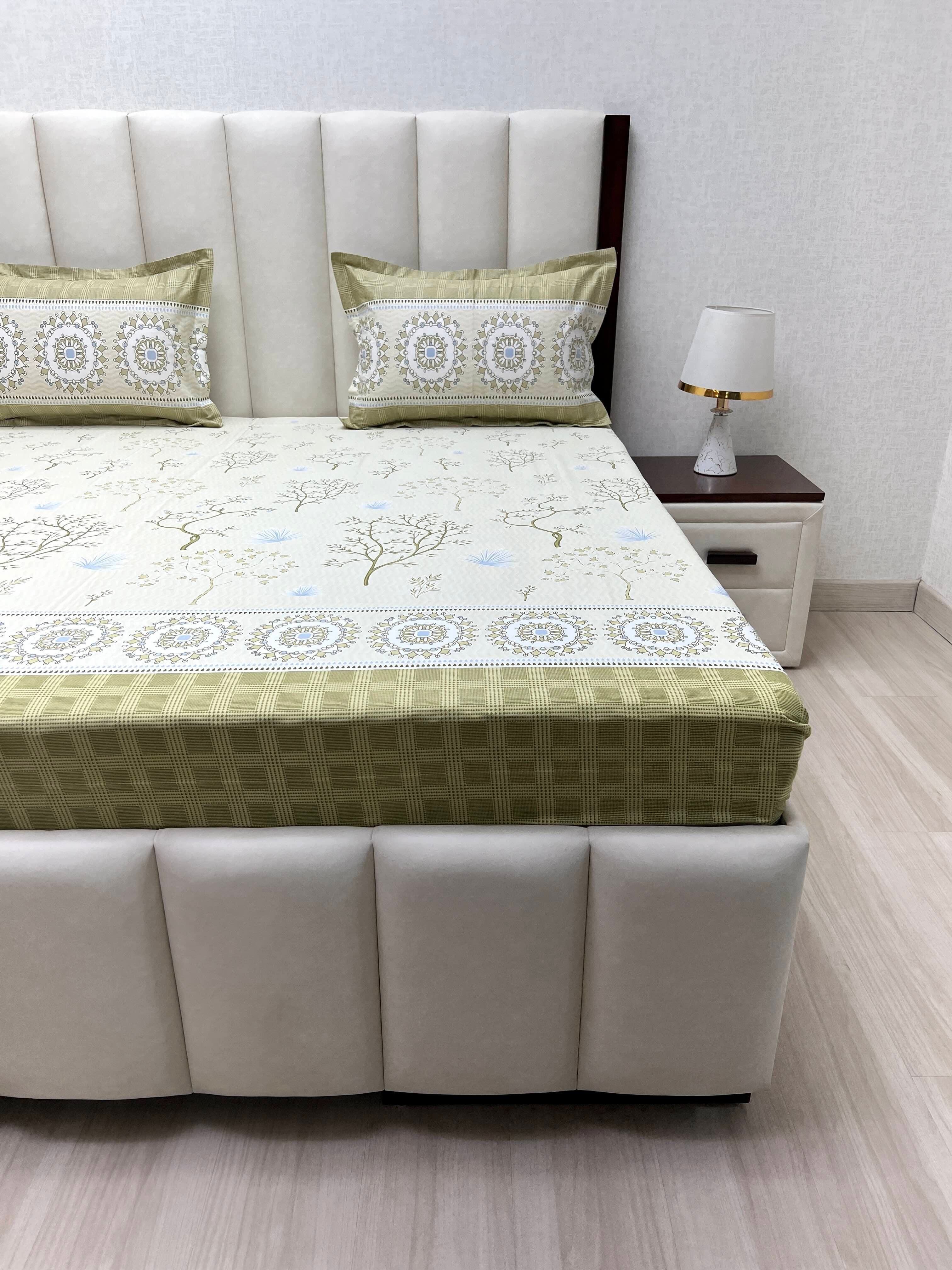 Pure Decor Pure Cotton King Size Double Bedsheet