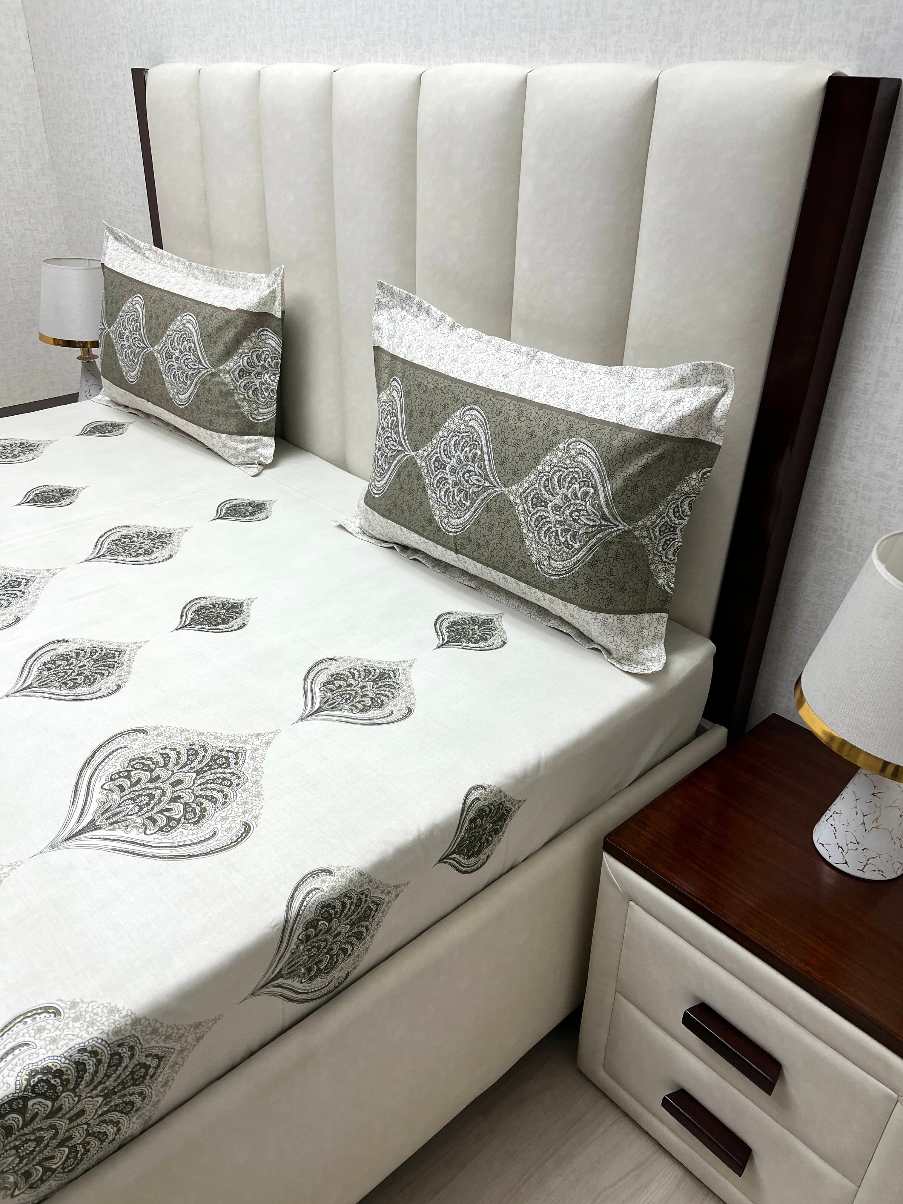 Pure Decor Pure Cotton King Size Double Bedsheet