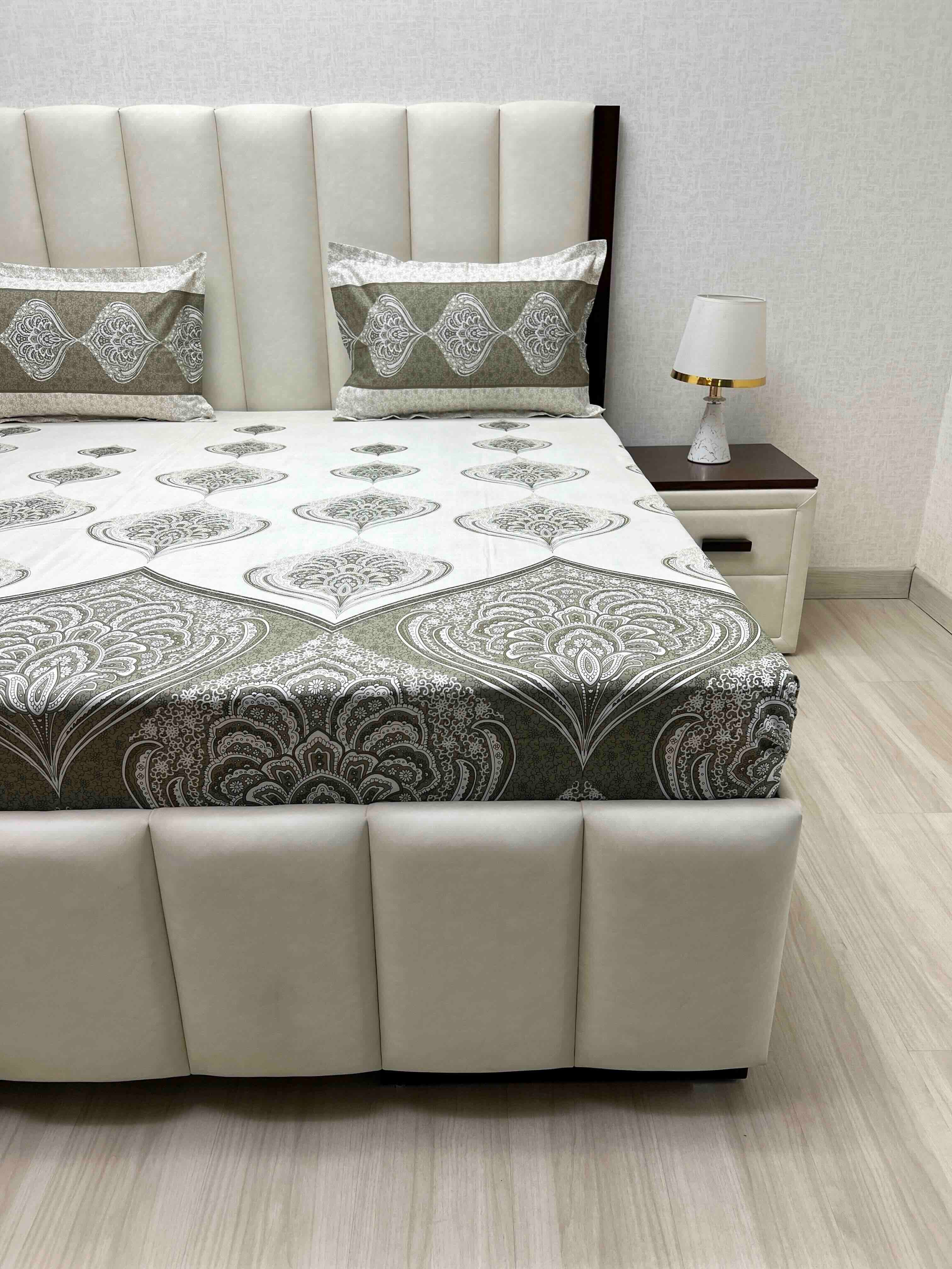 Pure Decor Pure Cotton King Size Double Bedsheet