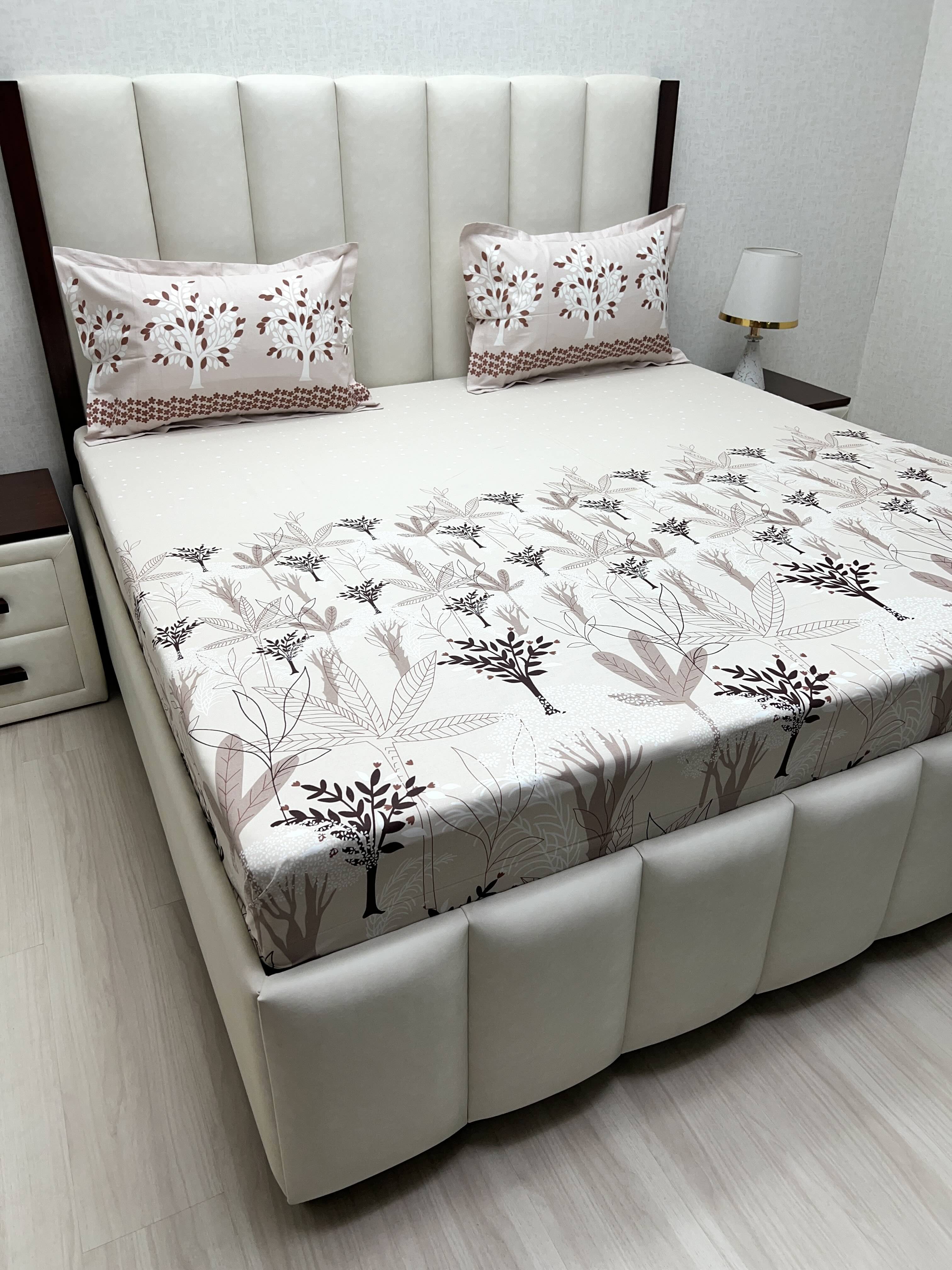 Pure Decor Pure Cotton King Size Double Bedsheet