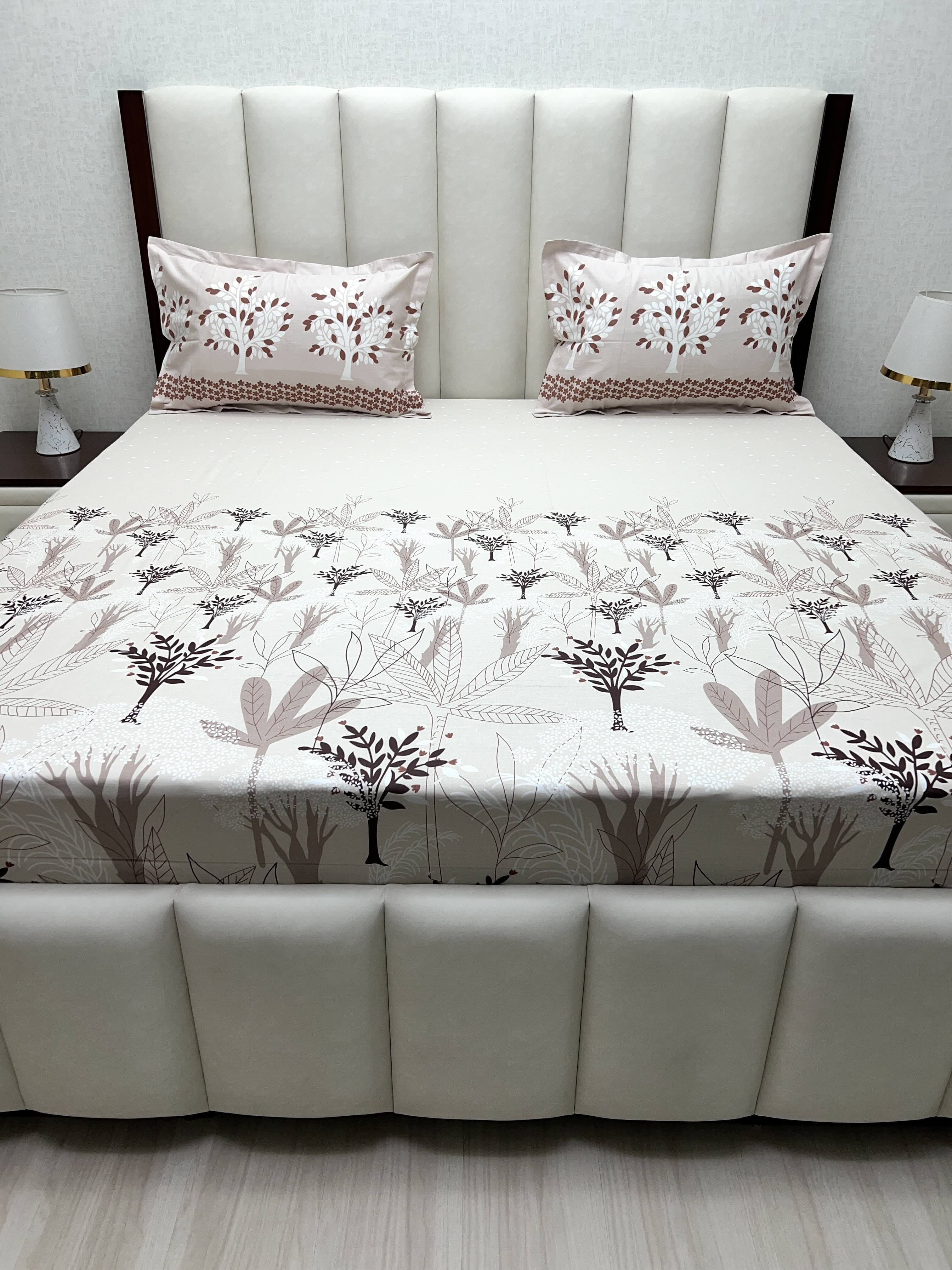 Pure Decor Pure Cotton King Size Double Bedsheet