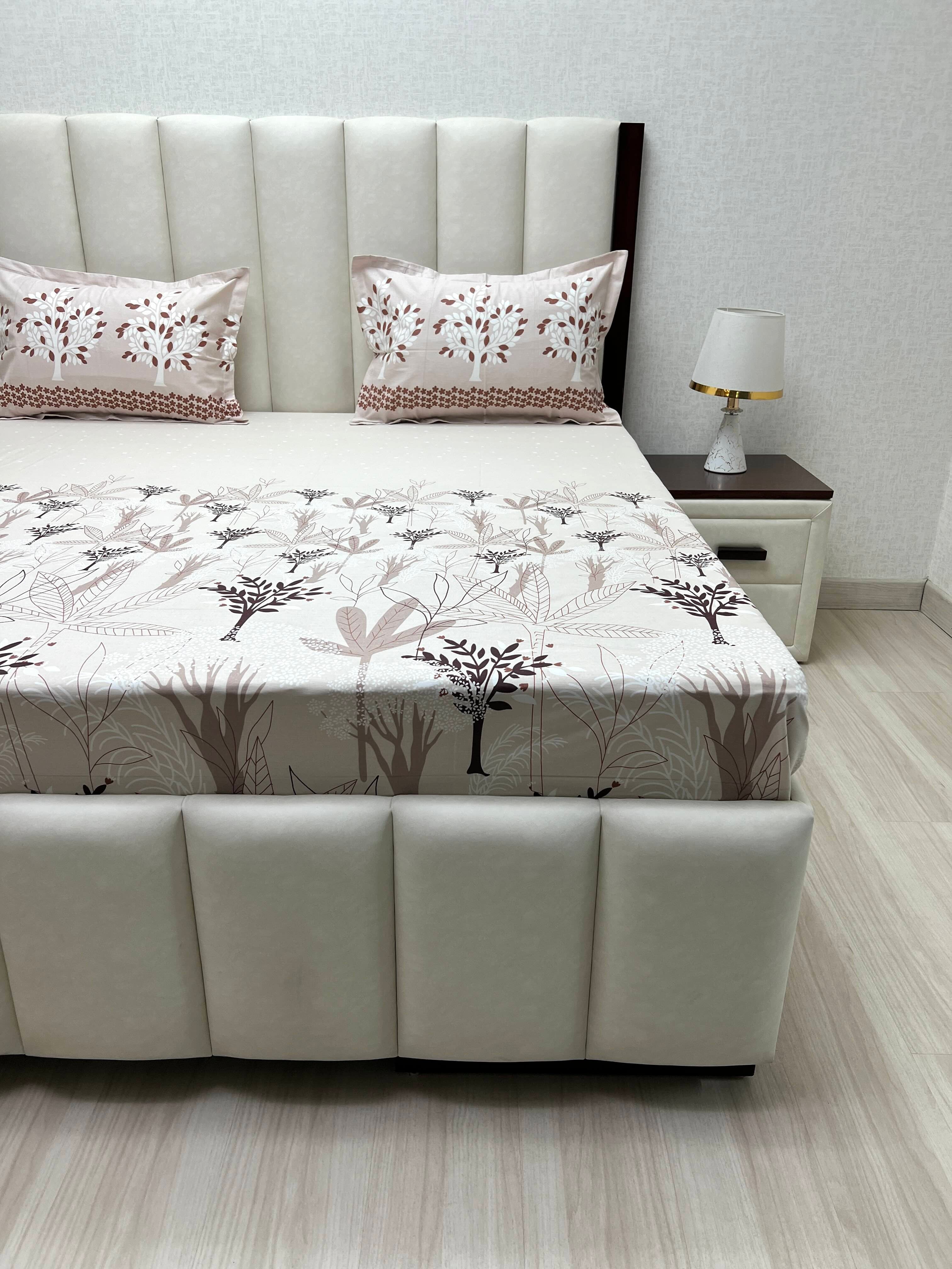 Pure Decor Pure Cotton King Size Double Bedsheet