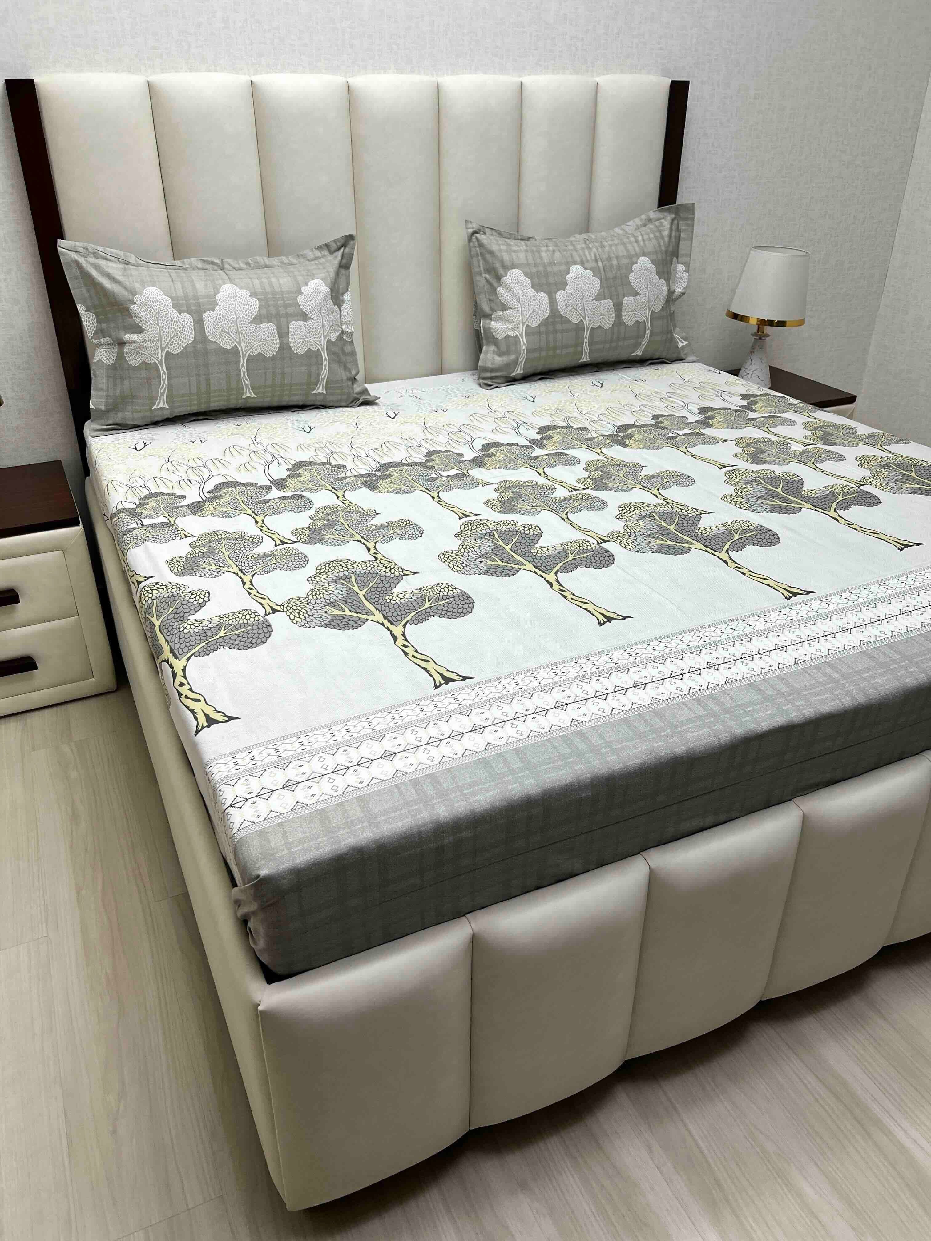 Pure Decor Pure Cotton King Size Double Bedsheet
