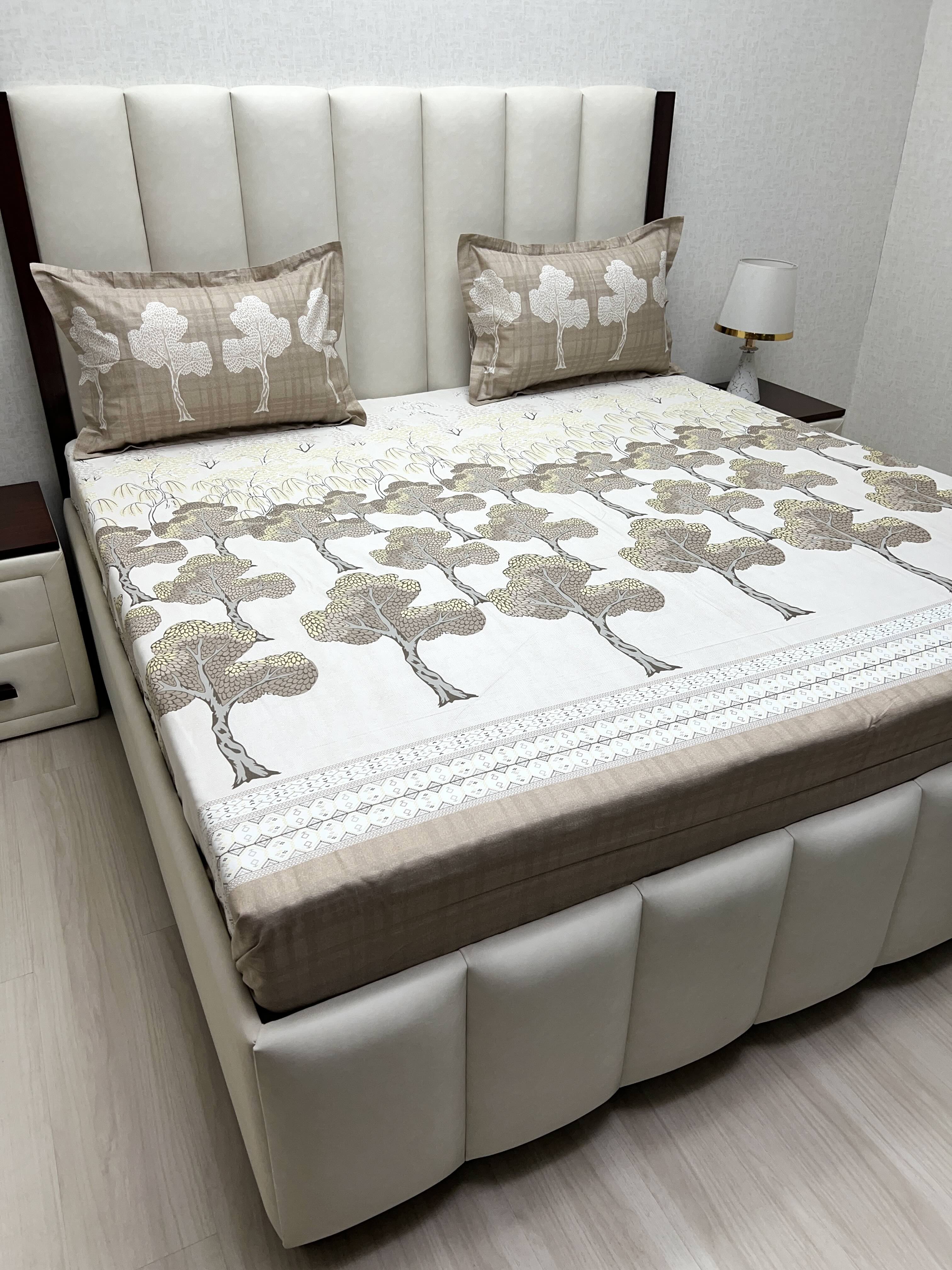 Pure Decor Pure Cotton King Size Double Bedsheet