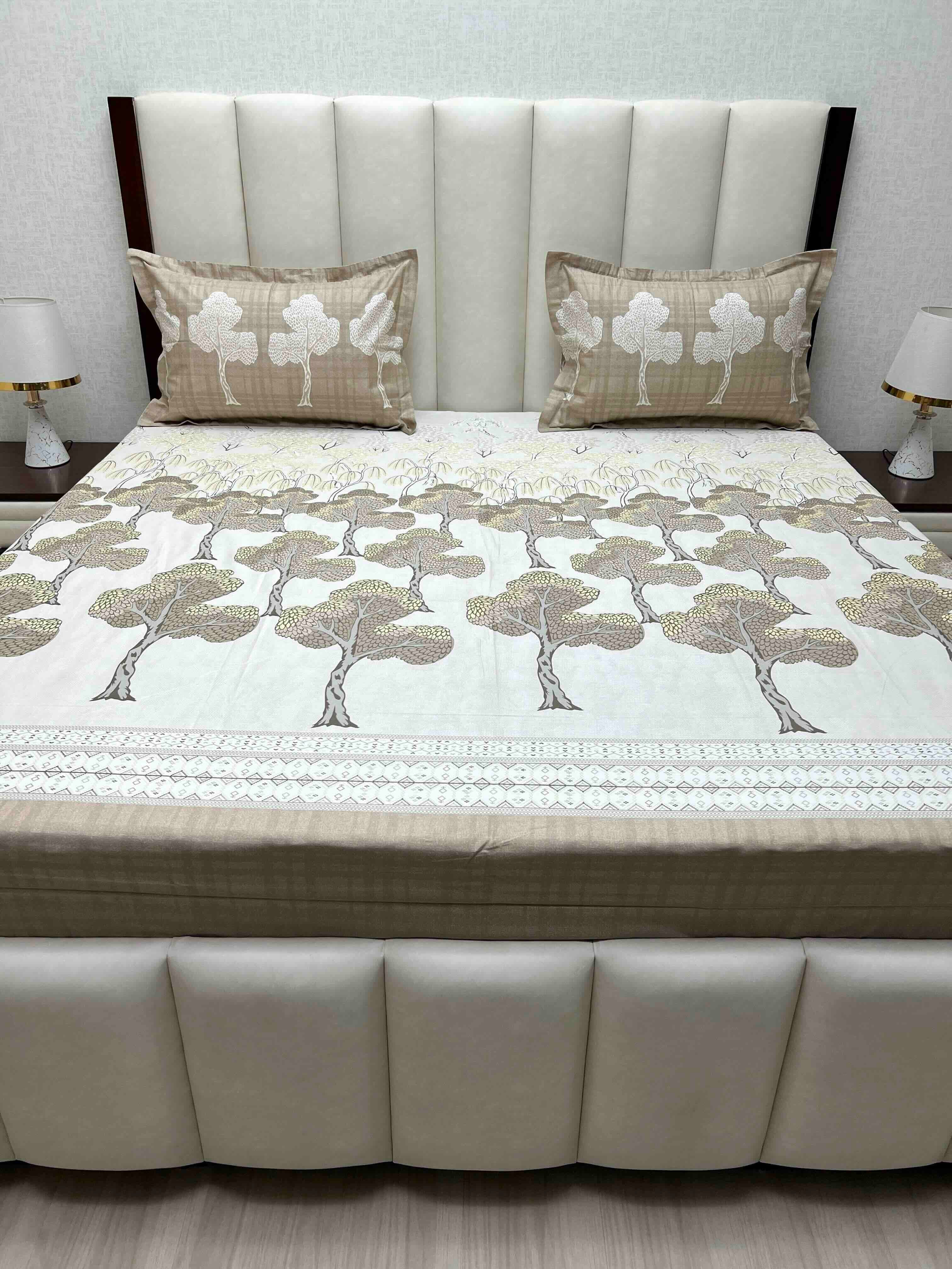 Pure Decor Pure Cotton King Size Double Bedsheet
