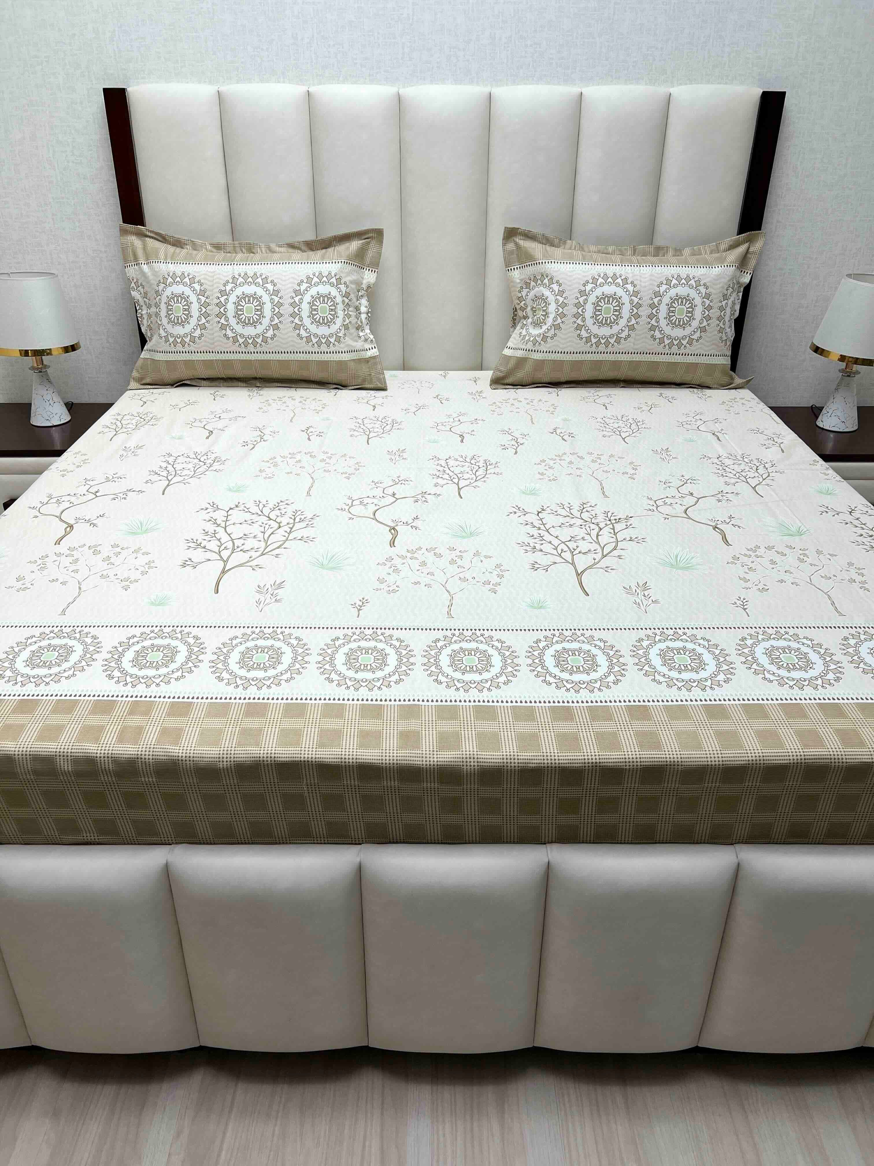 Pure Decor Pure Cotton King Size Double Bedsheet