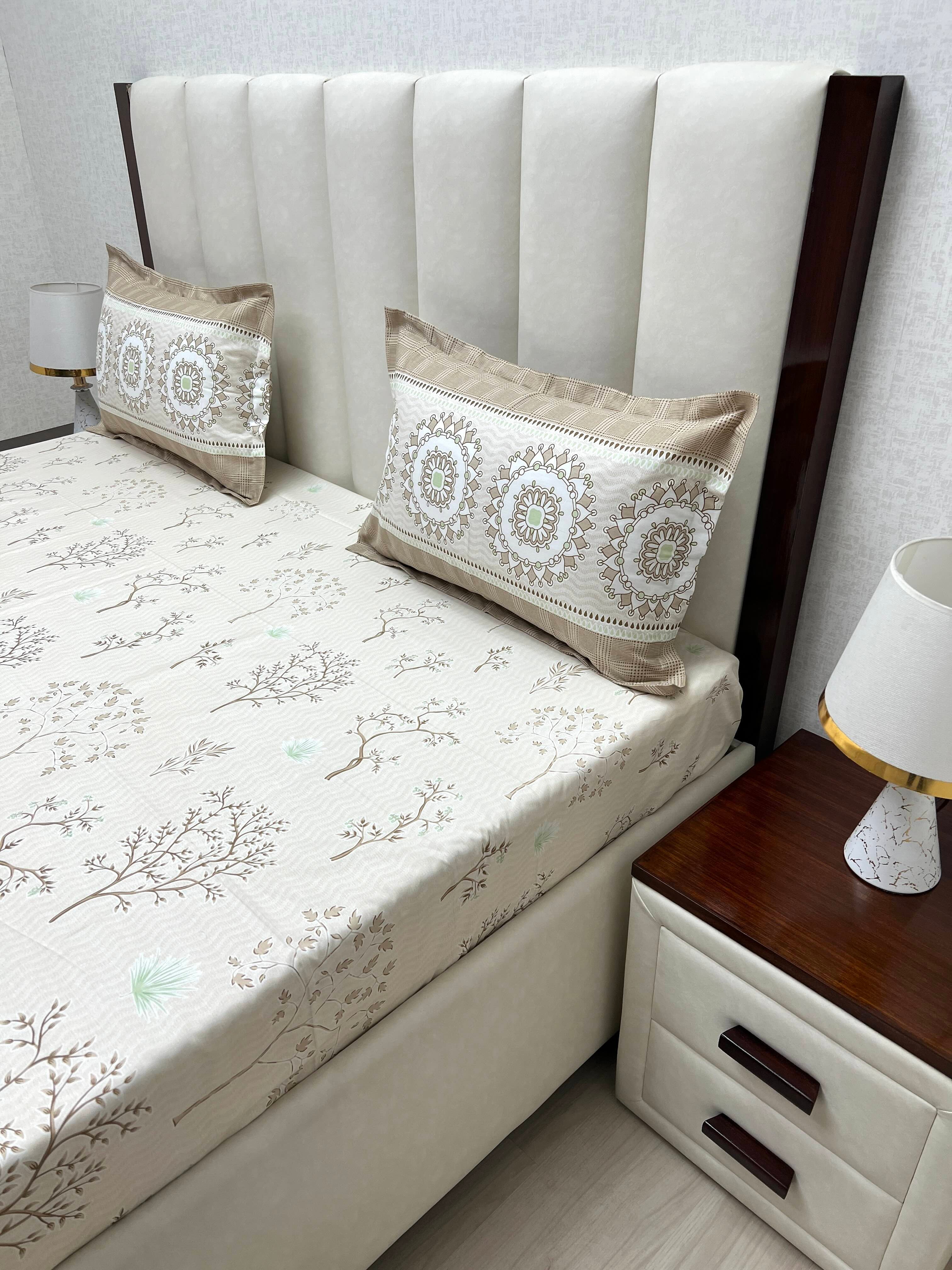 Pure Decor Pure Cotton King Size Double Bedsheet