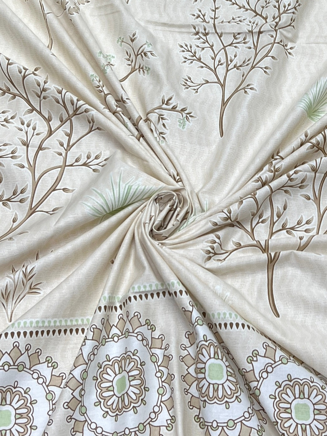 Pure Decor Pure Cotton King Size Double Bedsheet
