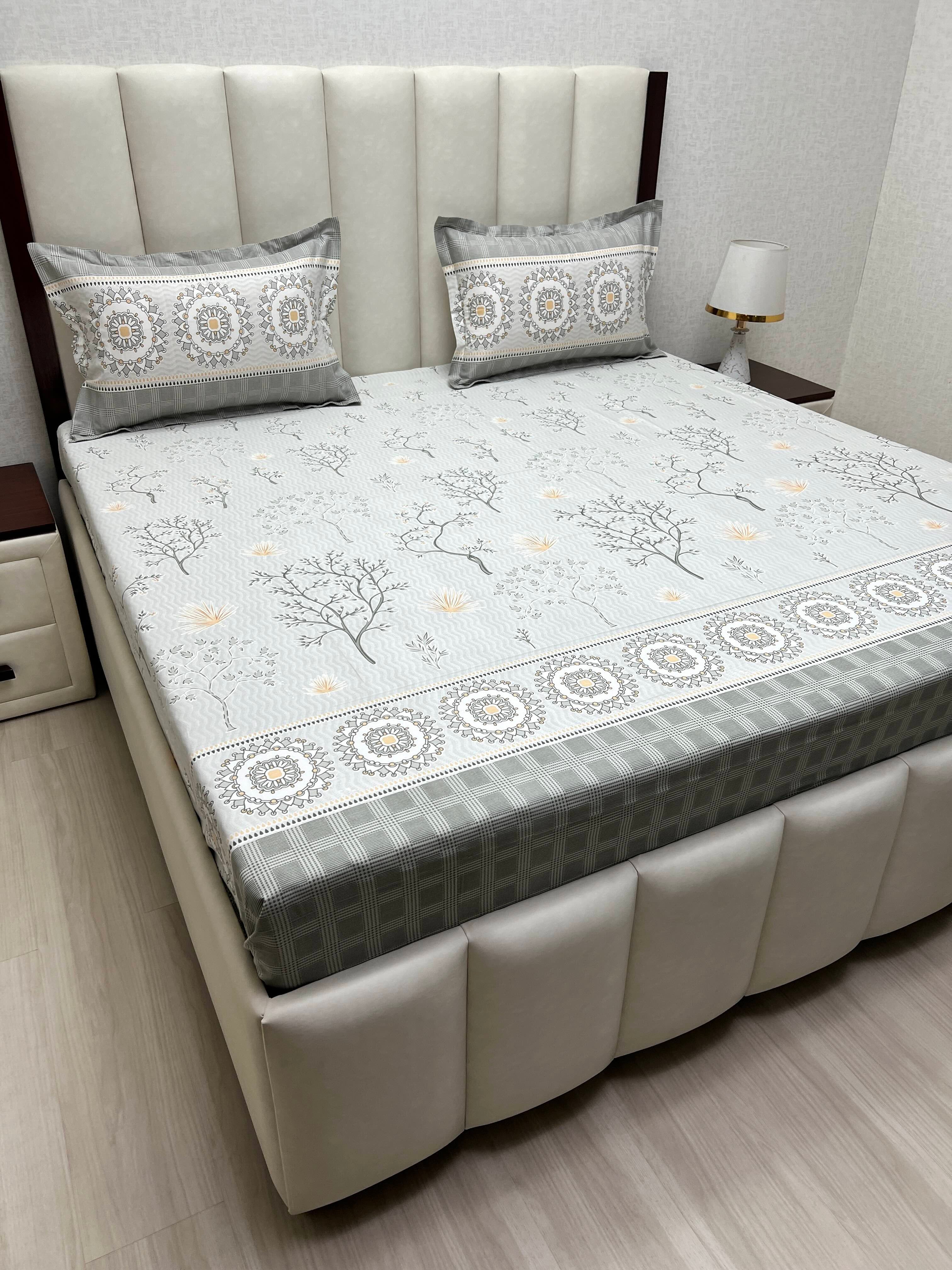 Pure Decor Pure Cotton King Size Double Bedsheet