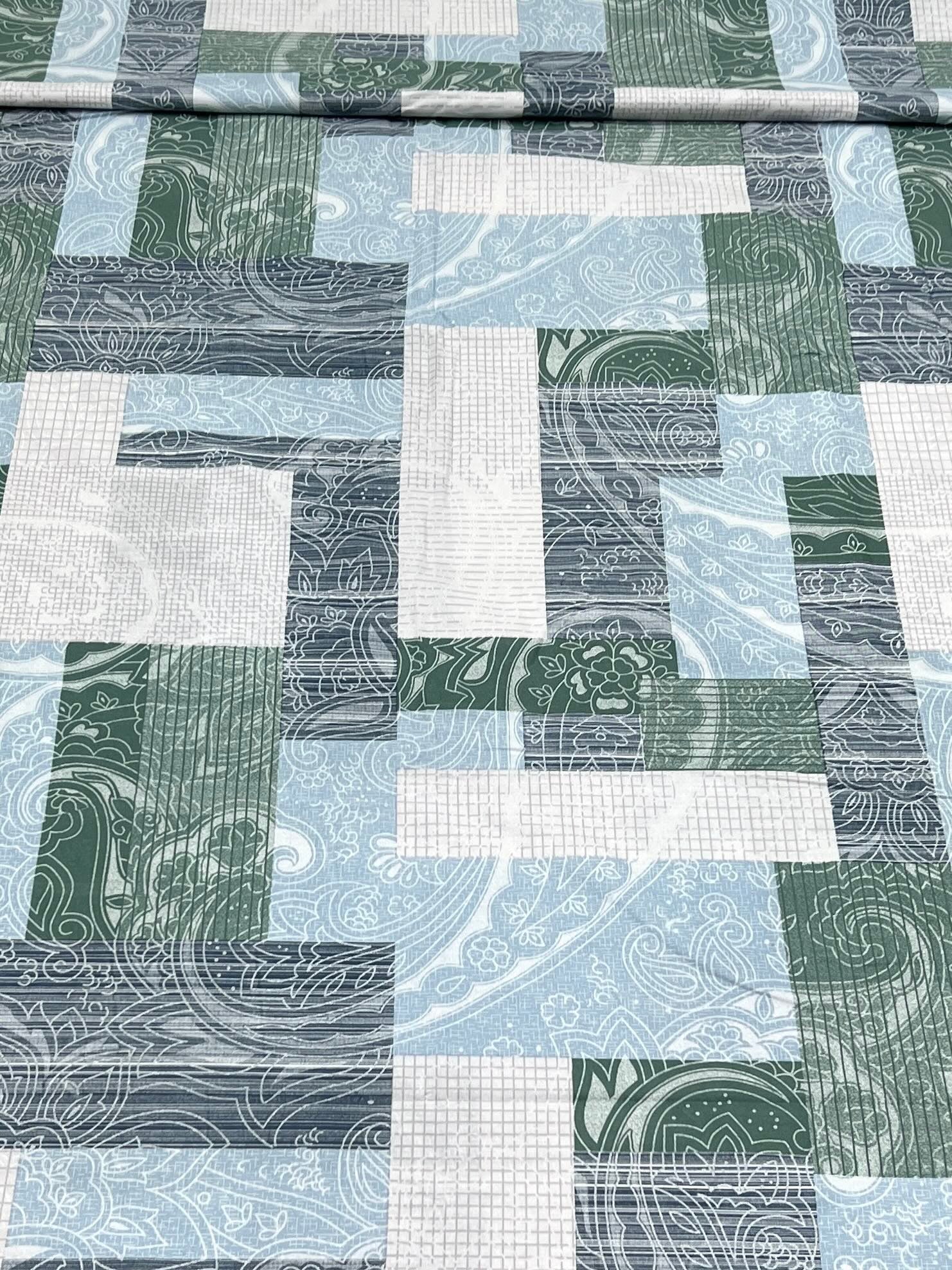 A-4636 - Pure Cotton 210 TC Super King Size Duvet Cover / Razaai Cover / Quilt Cover / Dohar Cover (243X267) for Double Bed Size with Heavy Zipper