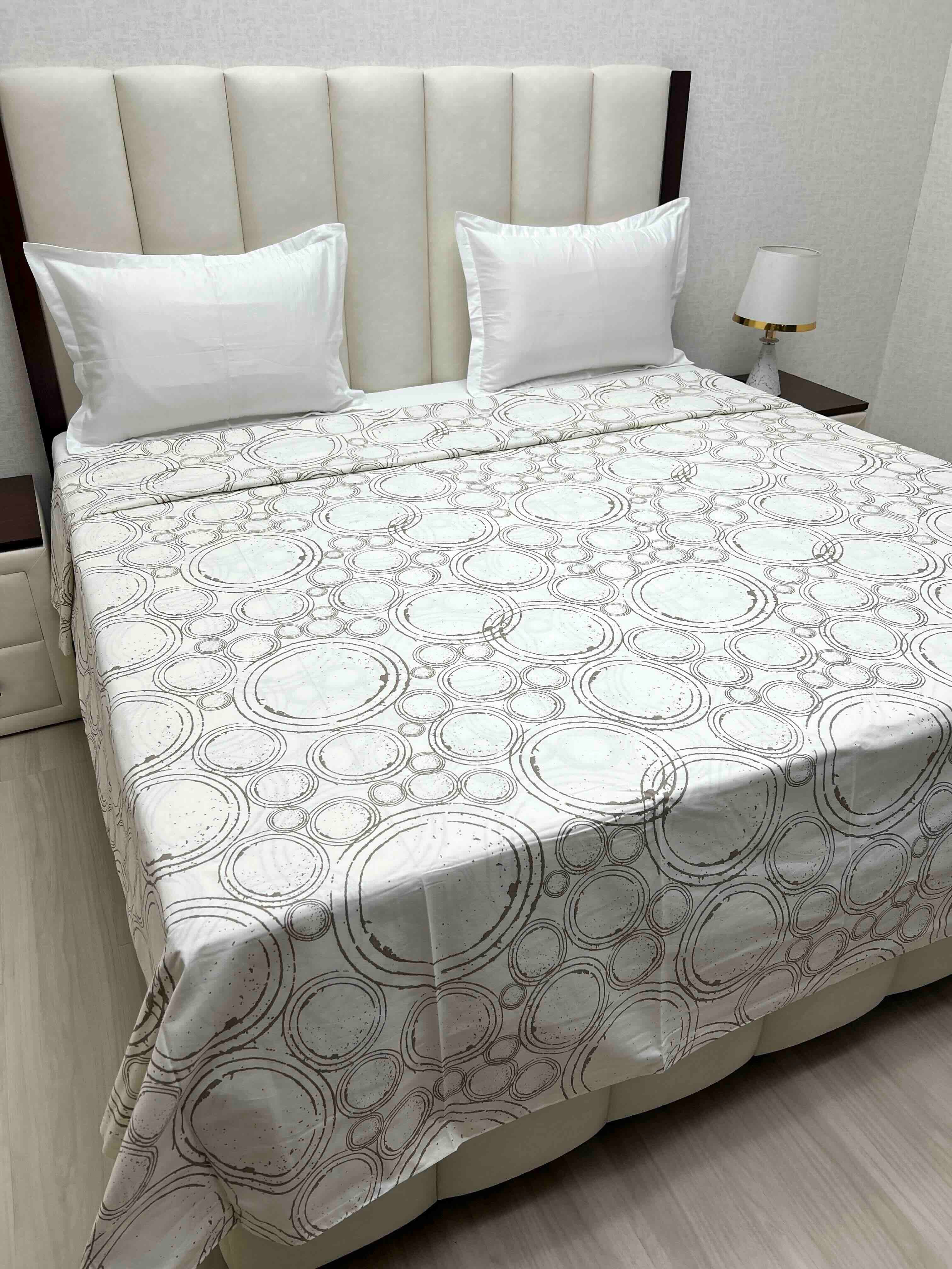 Pure Decor Pure Cotton Super King Size Duvet Cover with Zipper