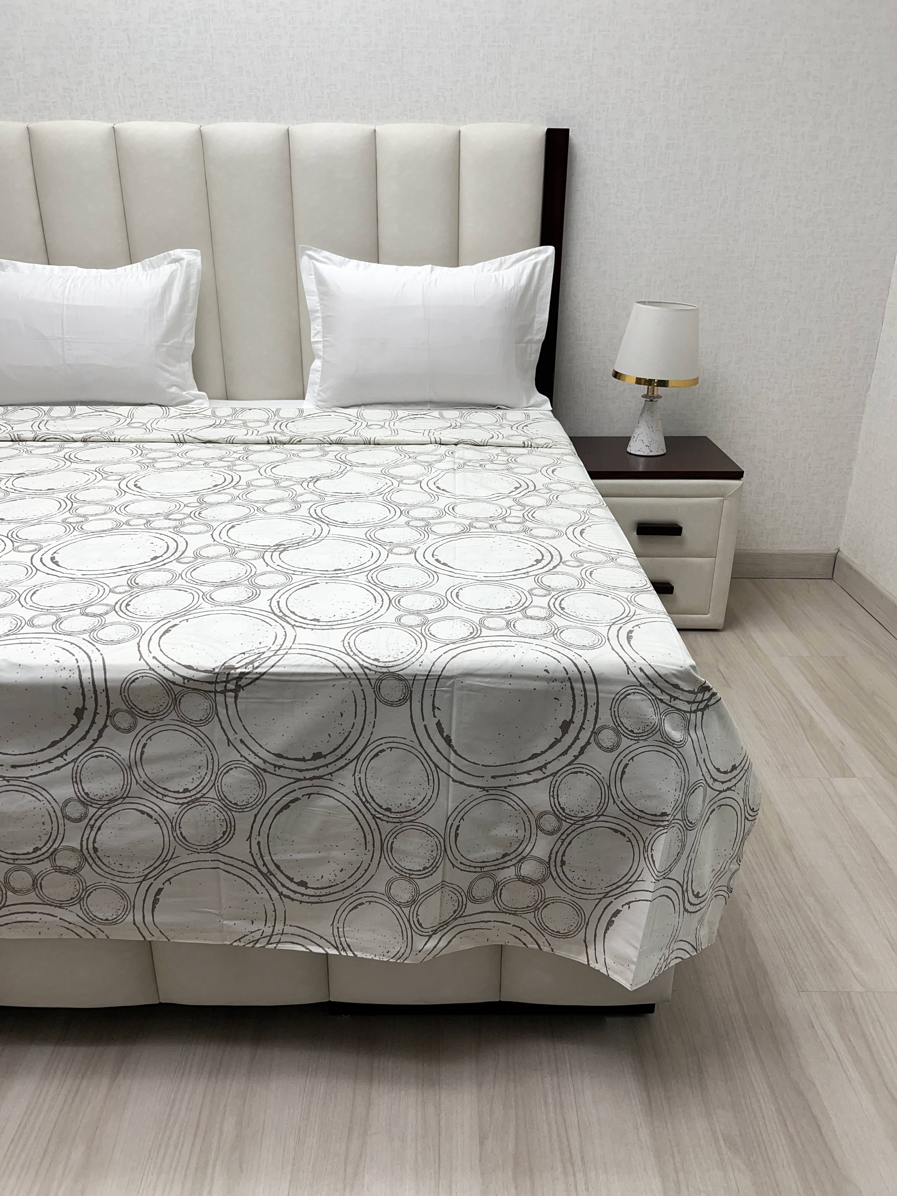 Pure Decor Pure Cotton Super King Size Duvet Cover with Zipper