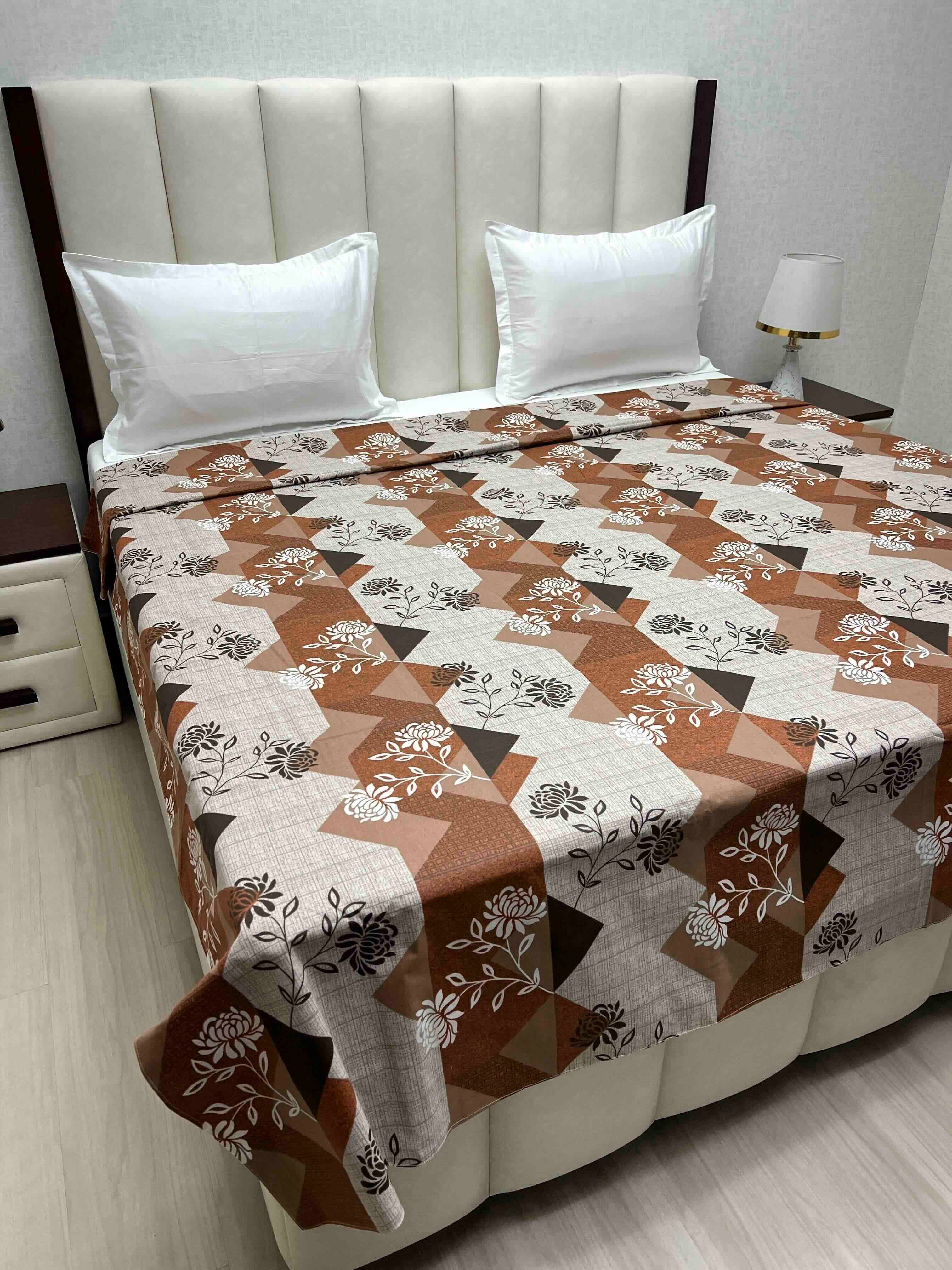 Pure Decor Pure Cotton King Size Duvet Cover with Zipper