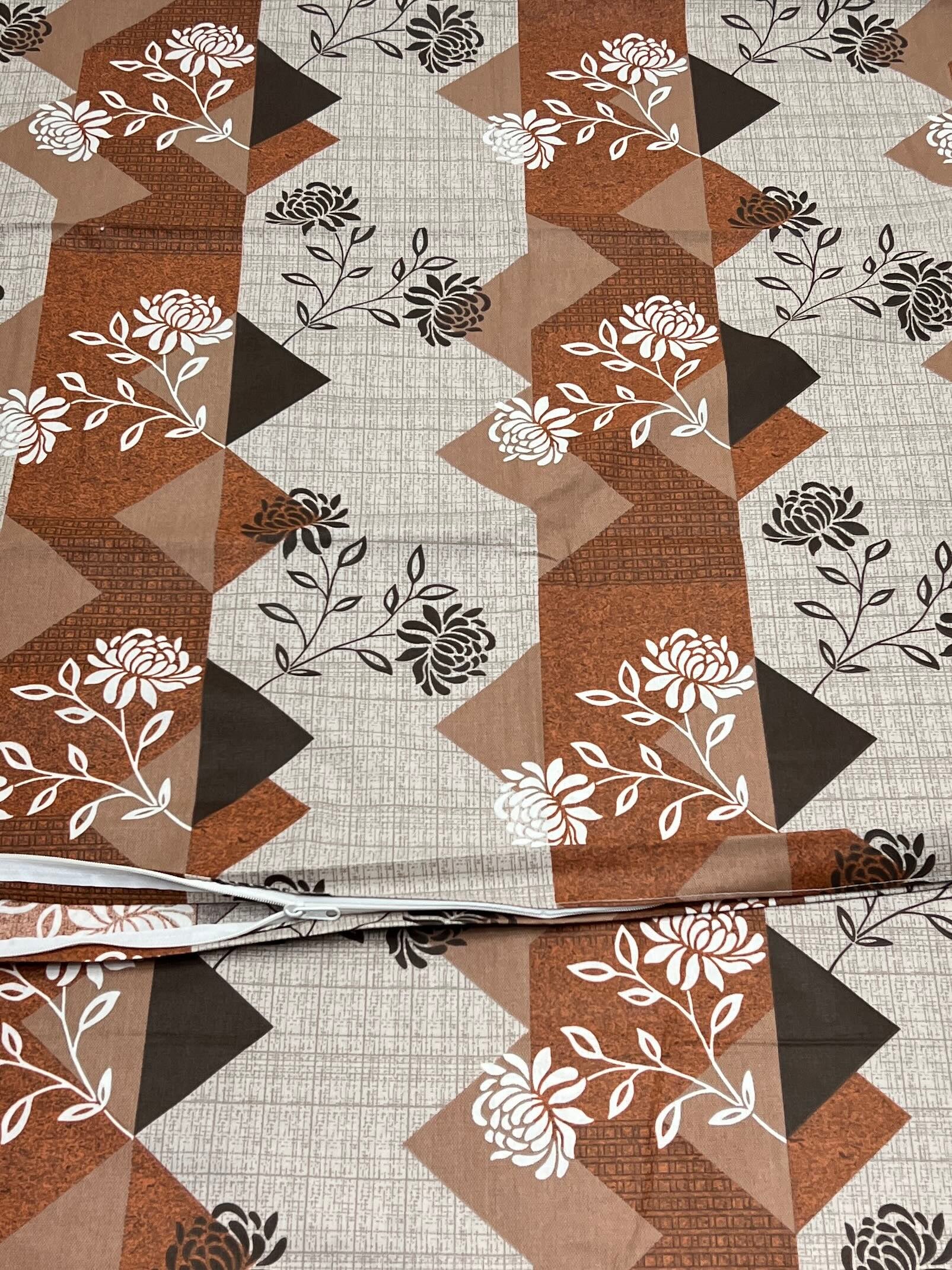 Pure Decor Pure Cotton King Size Duvet Cover with Zipper